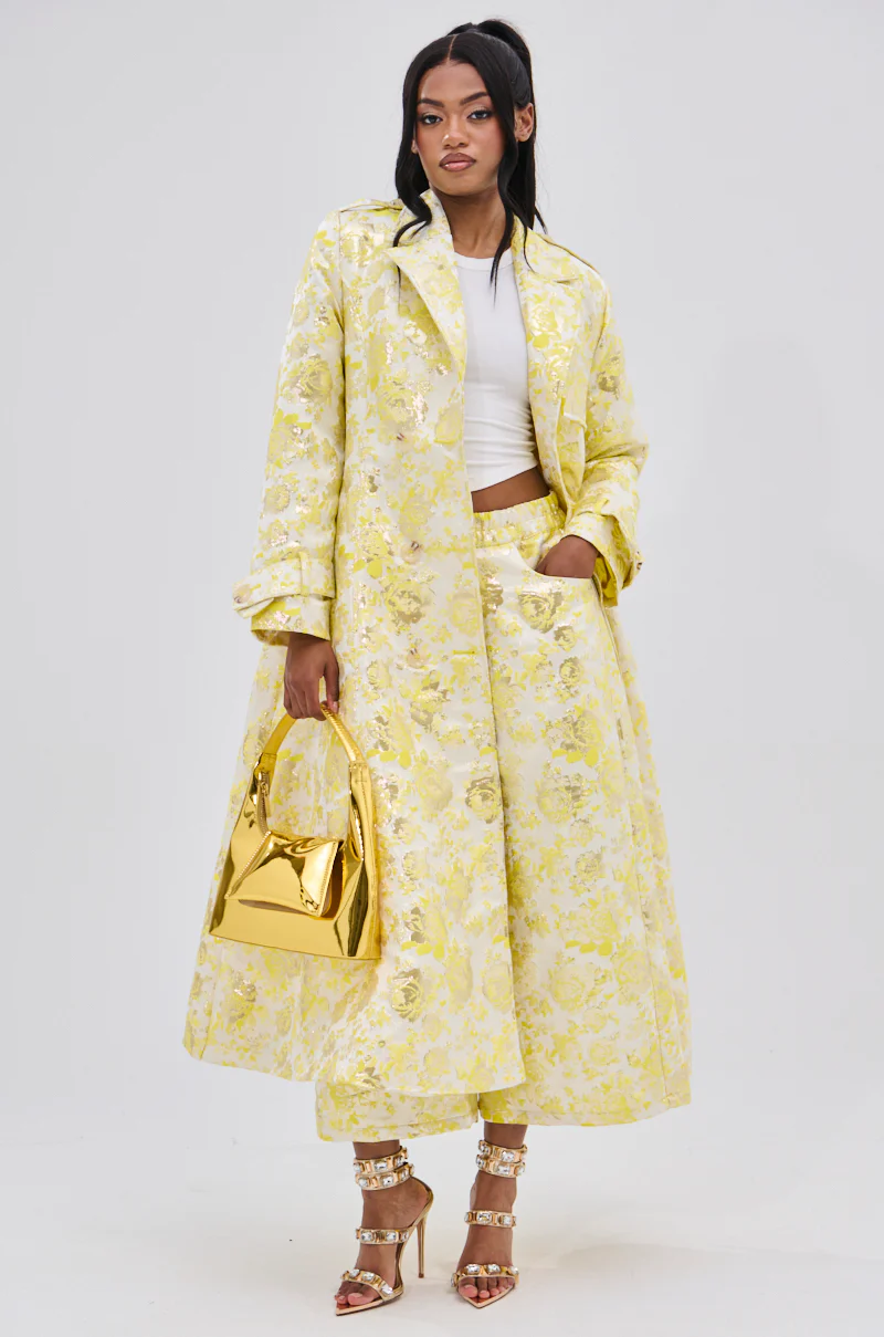 NO EXPECTATIONS CROPPED BROCADE PANTS - Image 9