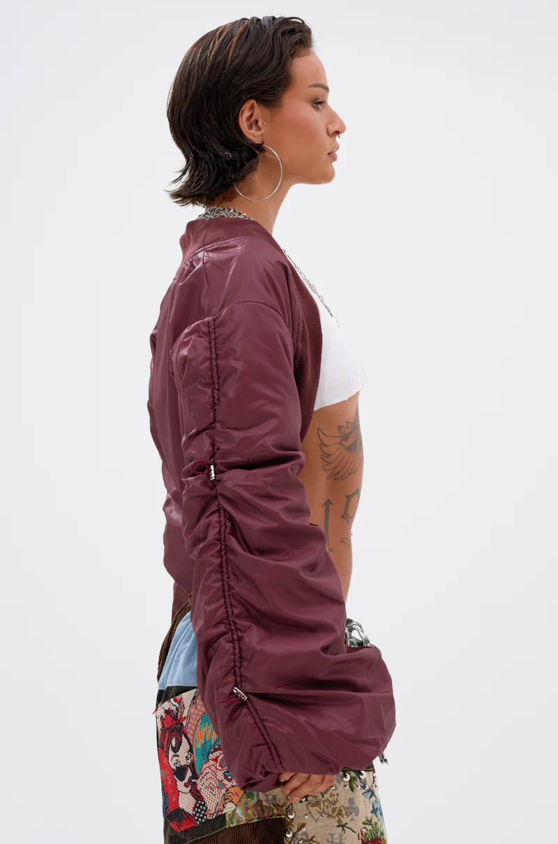 NO TIME FOR GAMES RUCHED BOLERO - Image 4