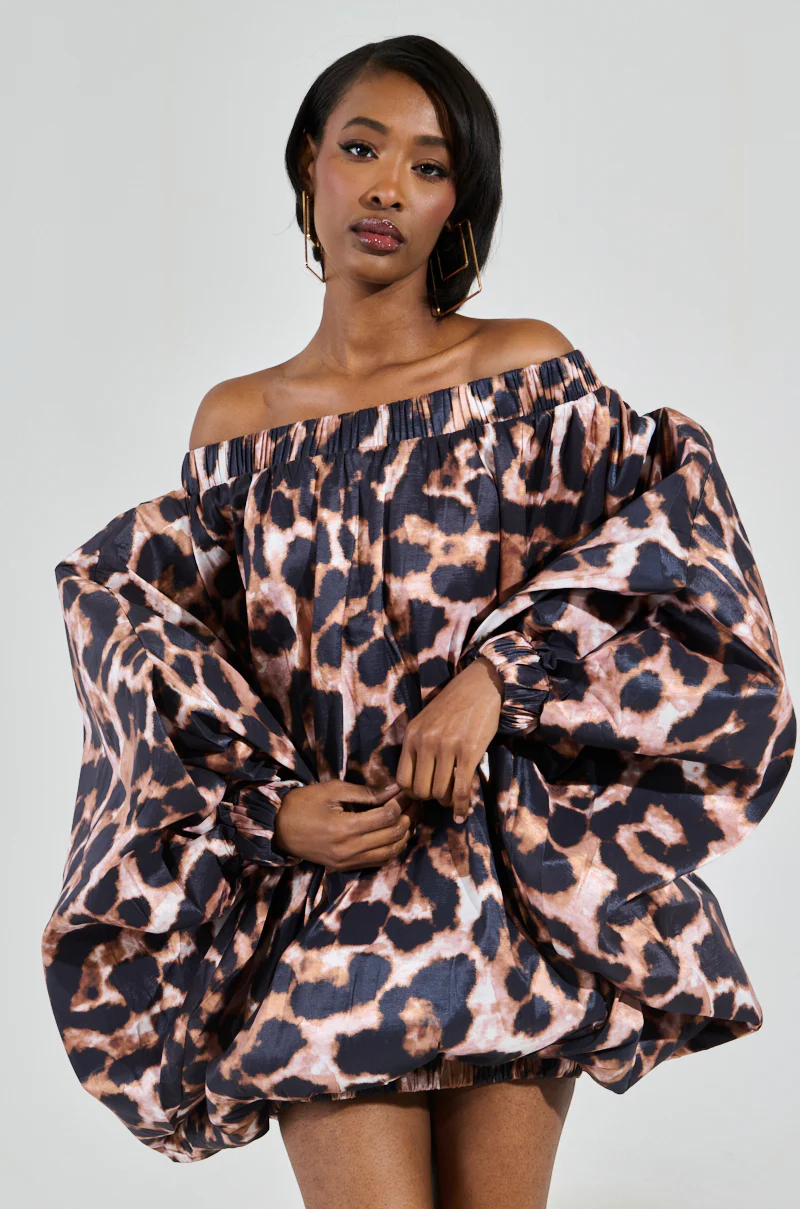 NOBODY'S BUSINESS NYLON MINI DRESS