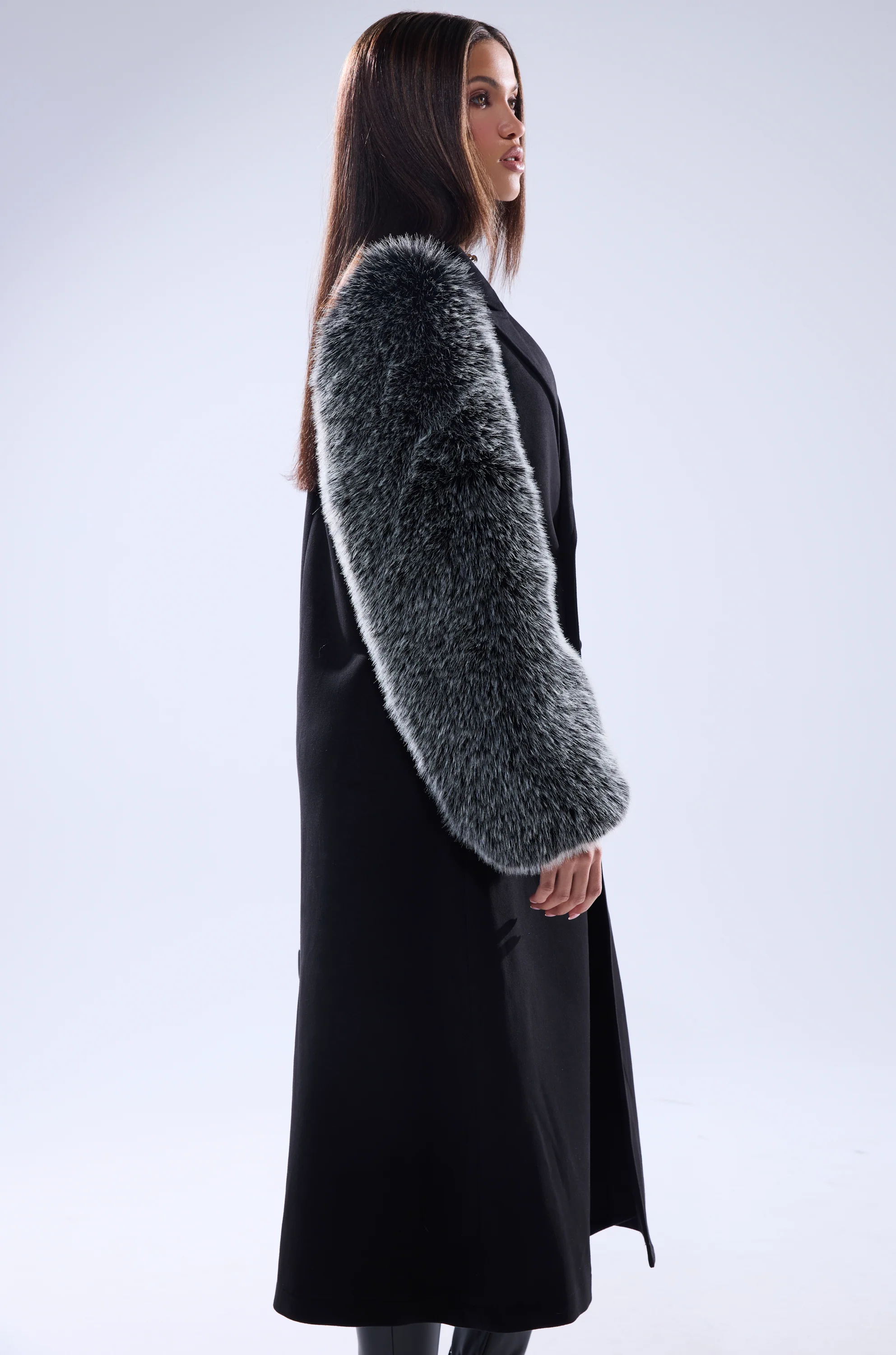 NOLITA FUR SLEEVE TRENCH - Image 6