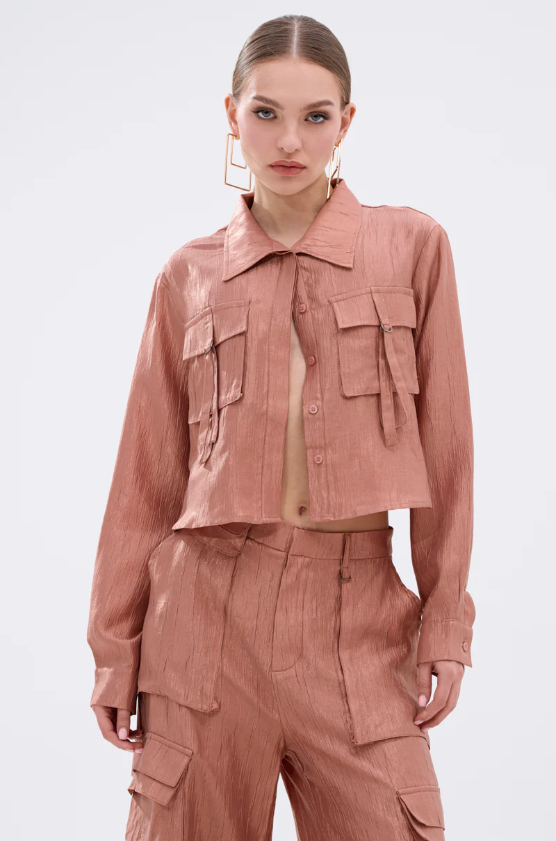 NOT ALONE BUTTON DOWN TOP - Image 3