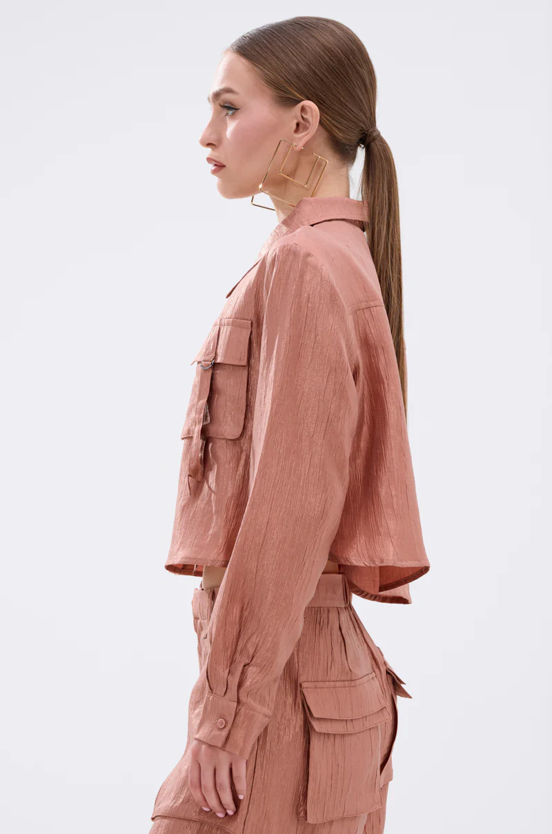 NOT ALONE BUTTON DOWN TOP - Image 4