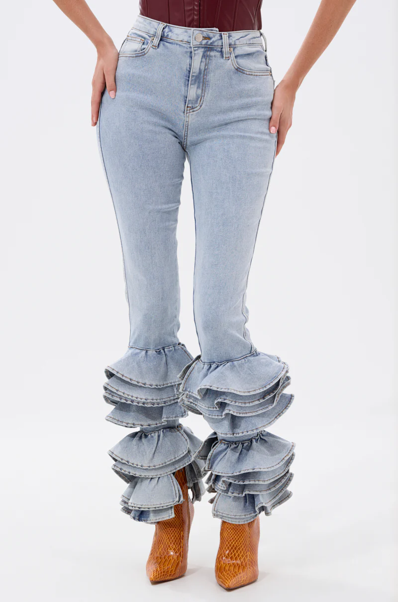 NOT ENOUGH RUFFLE DENIM - Image 3