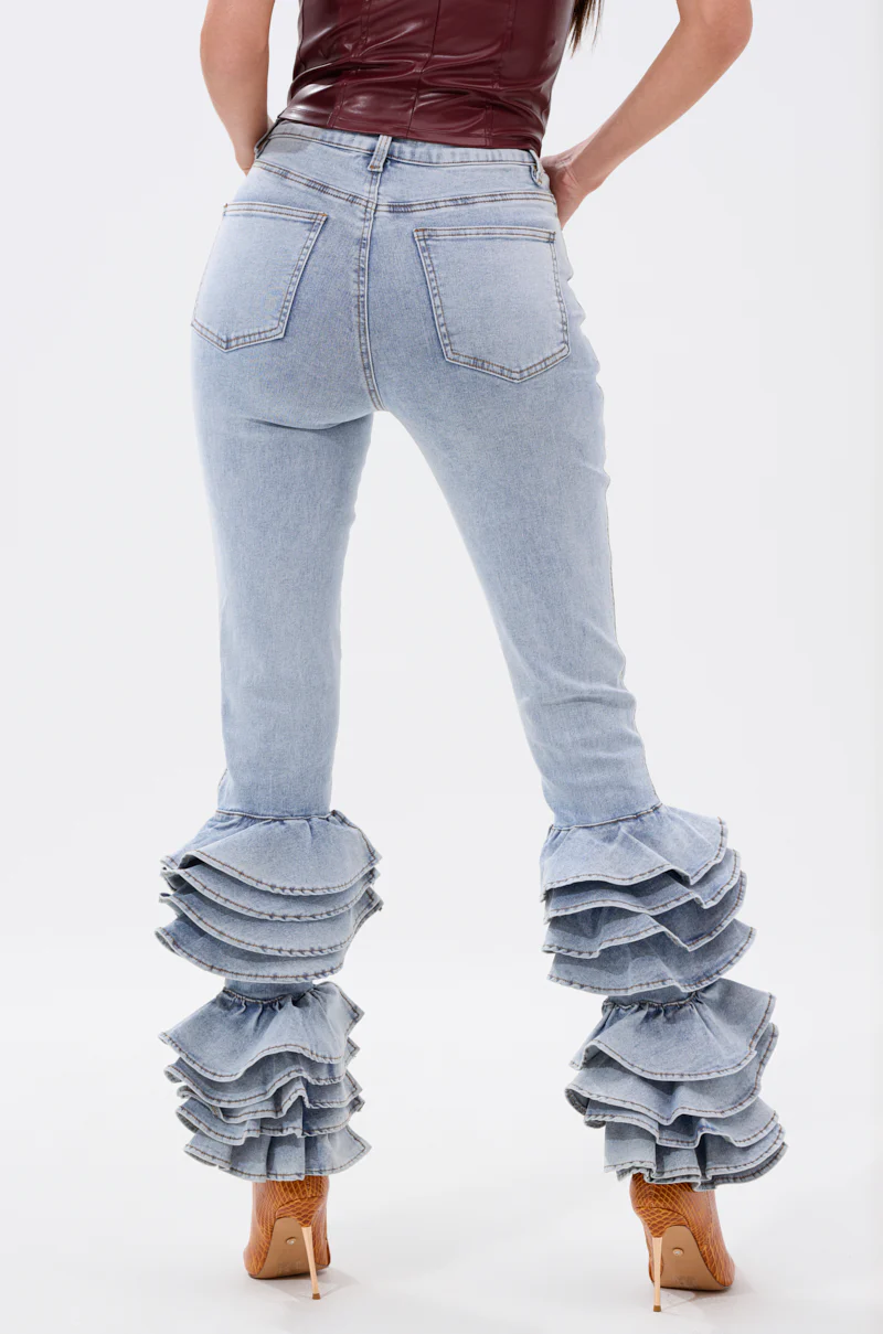 NOT ENOUGH RUFFLE DENIM - Image 5