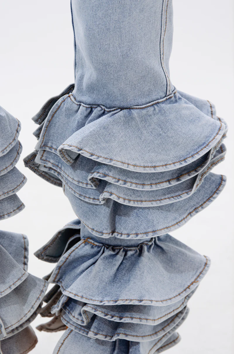 NOT ENOUGH RUFFLE DENIM - Image 8
