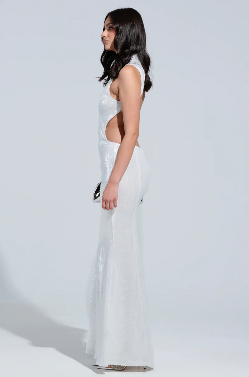 NOT FOR YOU SEQUIN MAXI DRESS - Image 4