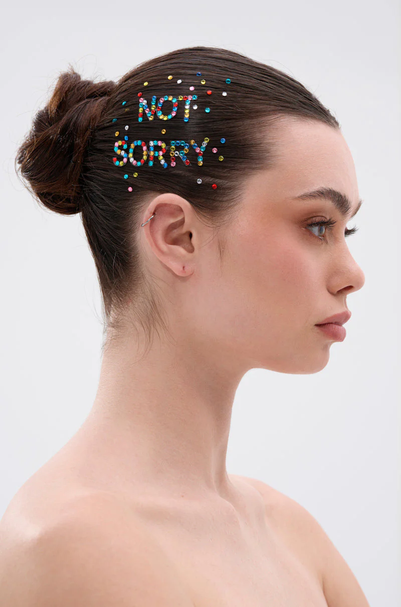 NOT SORRY HAIR GEMS