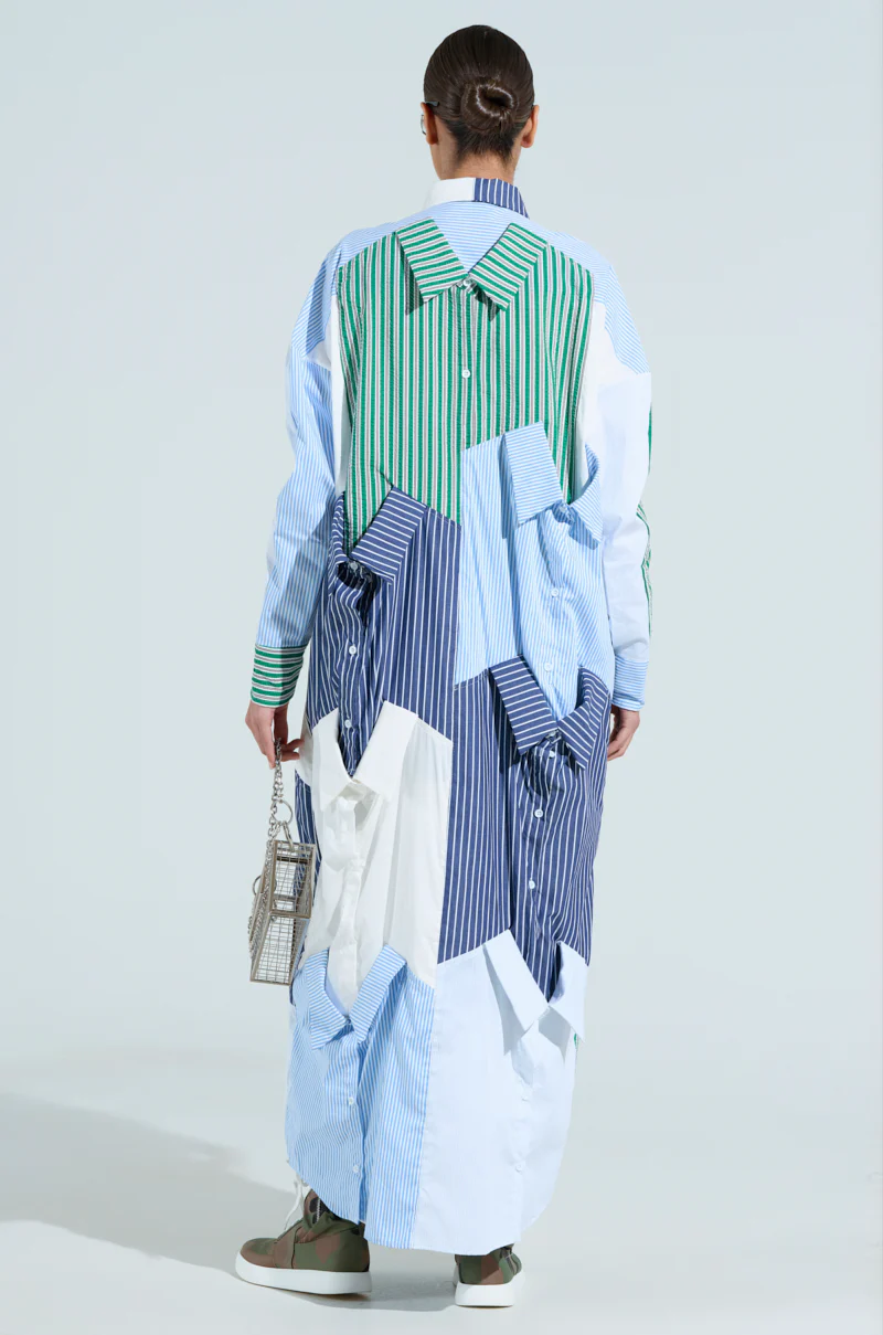 NOT YOUR BOYFRIENDS SHIRT MAXI DRESS - Image 5
