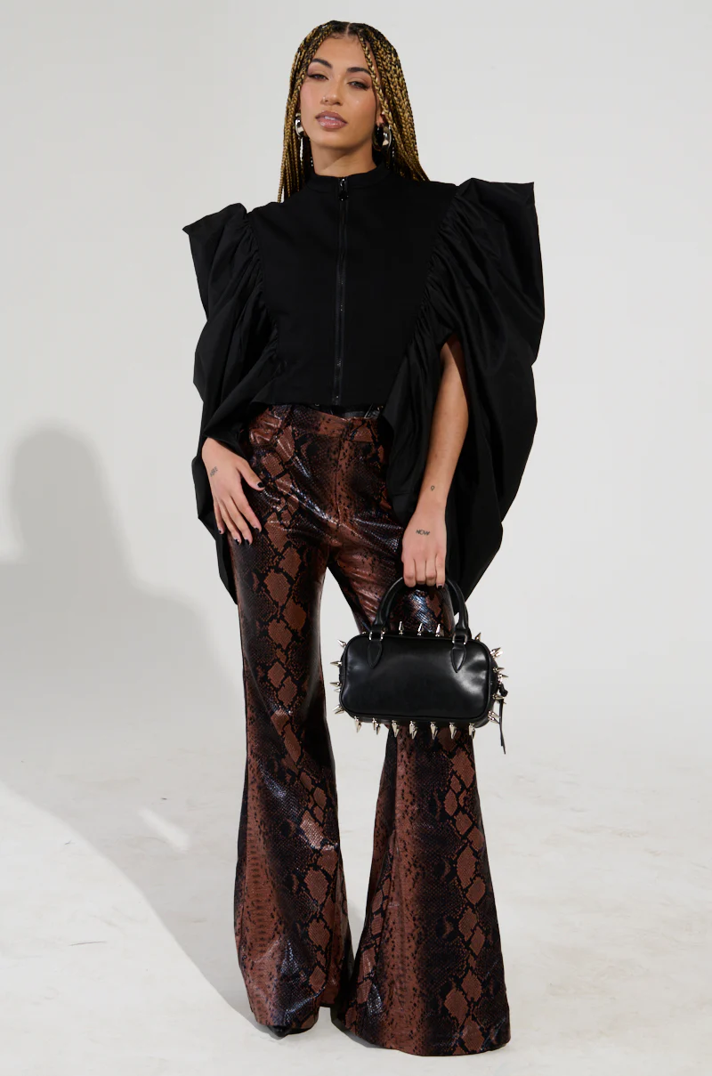 NOUVEAU RICHE EXAGGERATED SLEEVE BOMBER - Image 6