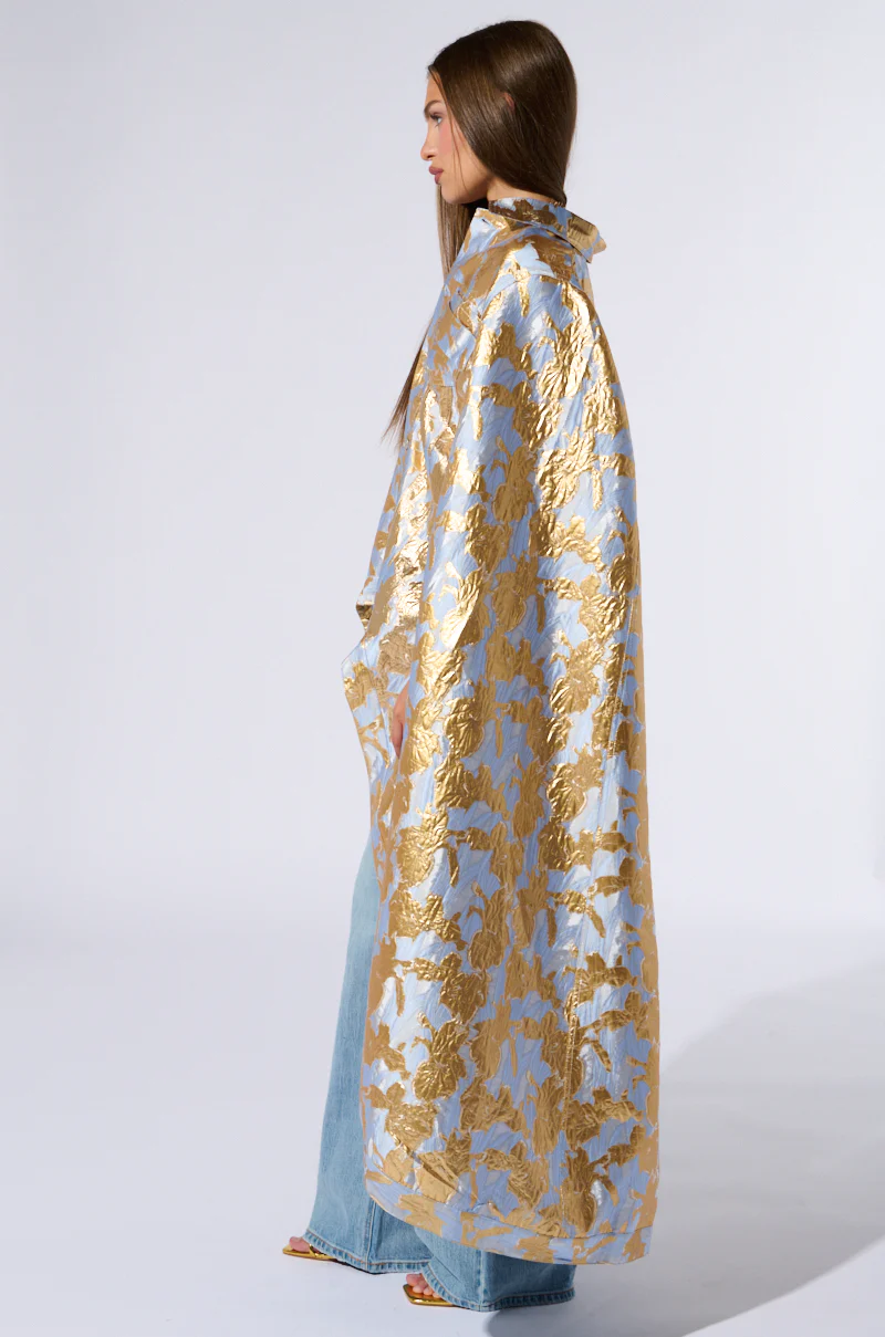 OASIS HIGH LOW BROCADE CAPE - Image 5