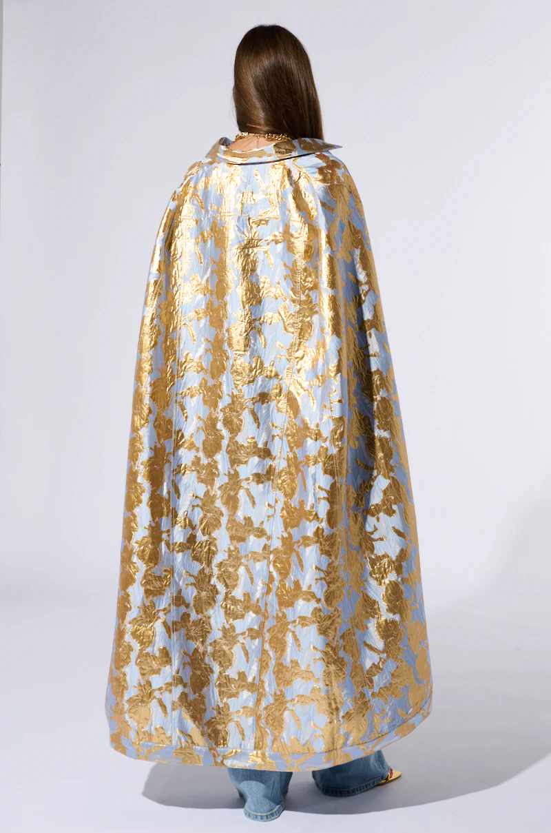 OASIS HIGH LOW BROCADE CAPE - Image 7