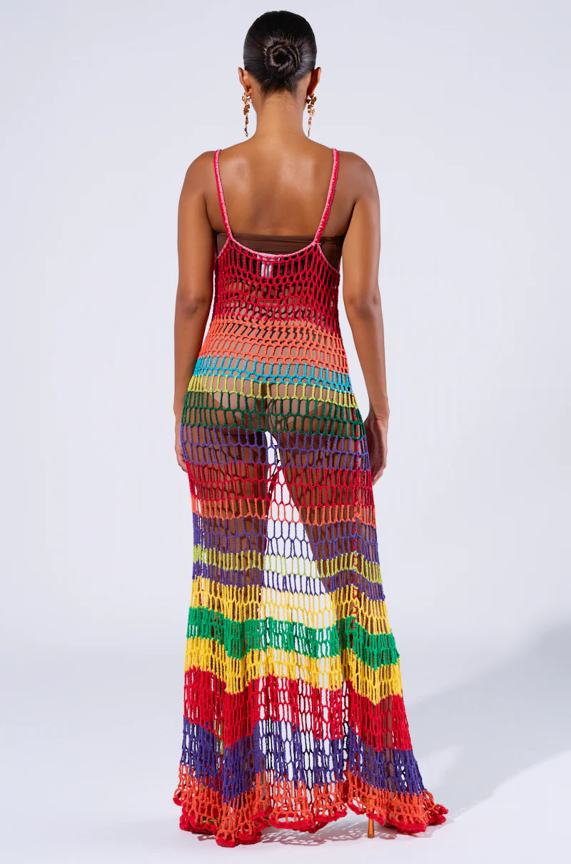 OCEAN BREEZE CROCHET MAXI DRESS - Image 5