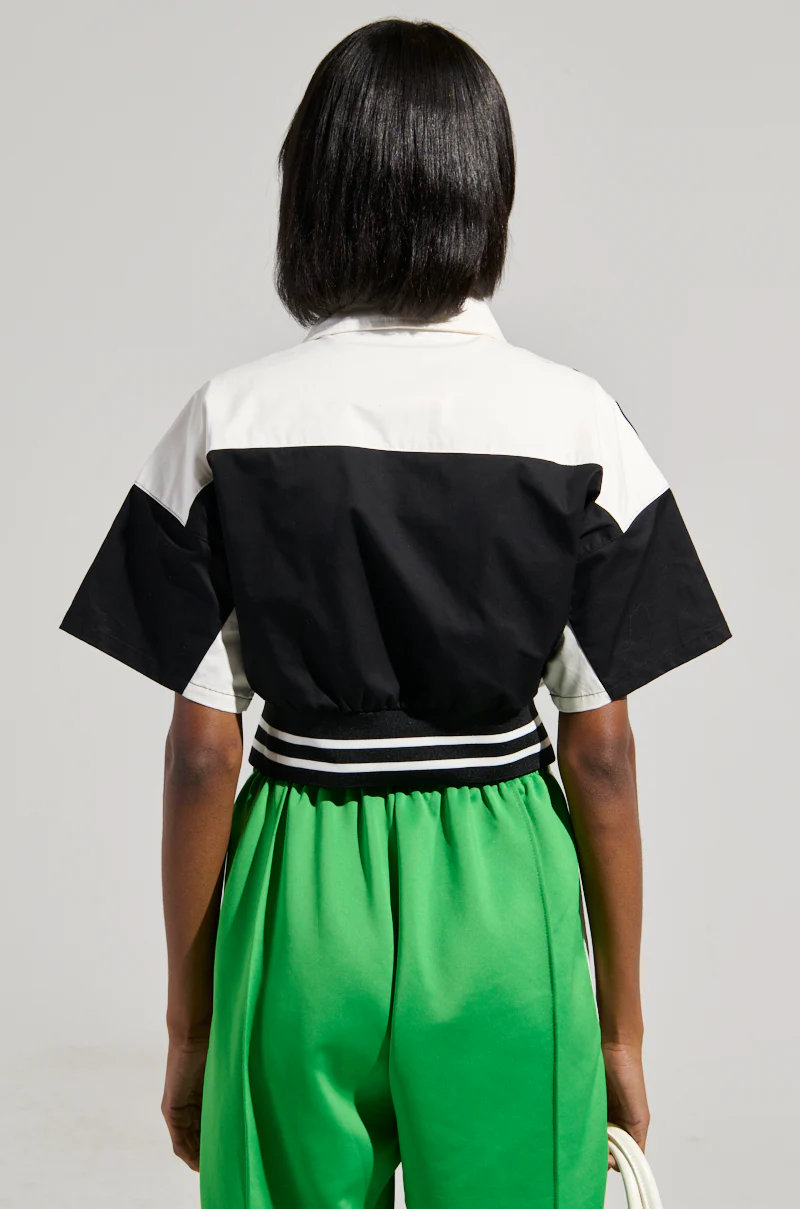 OFFICIAL DUTY CROPPED BUTTON DOWN - Image 4