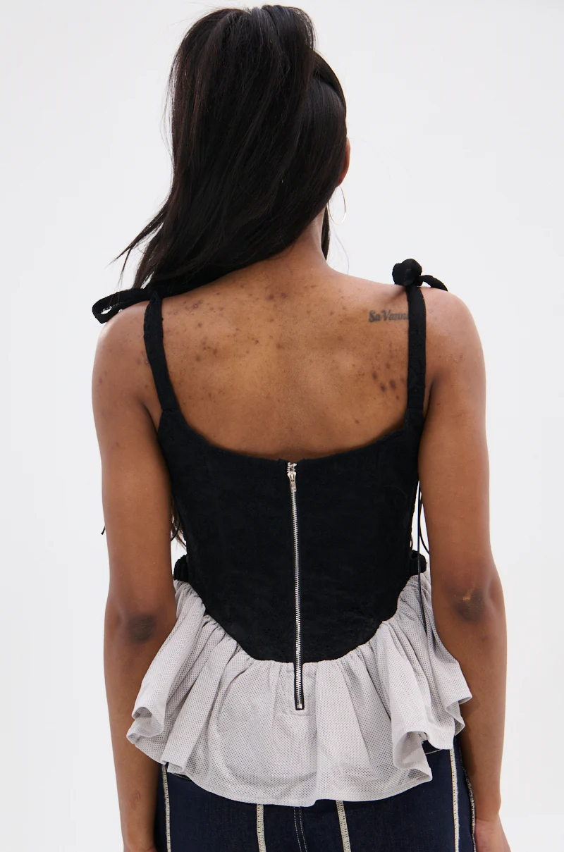 OFFICIAL PRINCESS LACE PEPLUM CORSET TOP - Image 5
