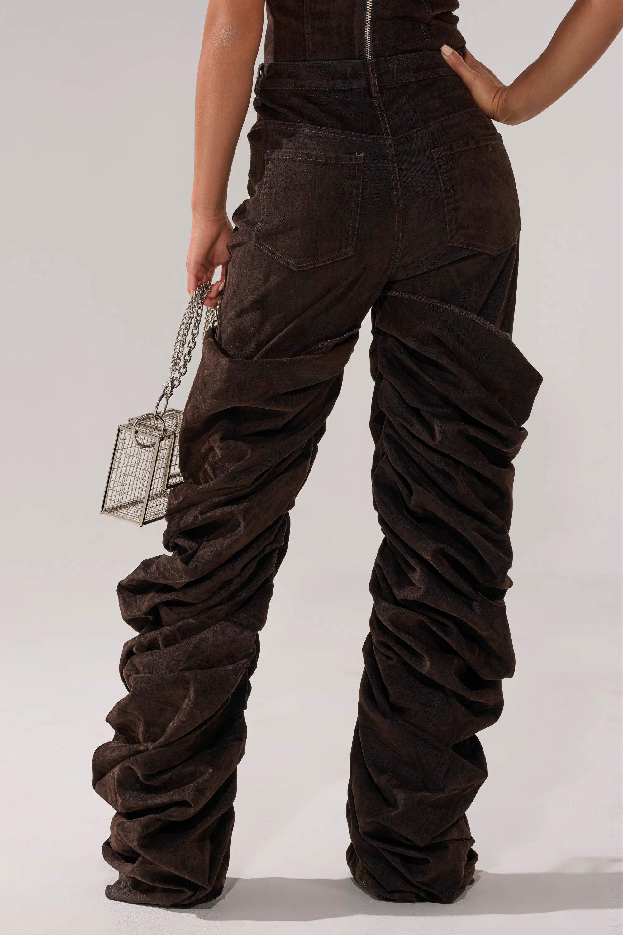 OH BABY VELVET DENIM PANT - Image 4