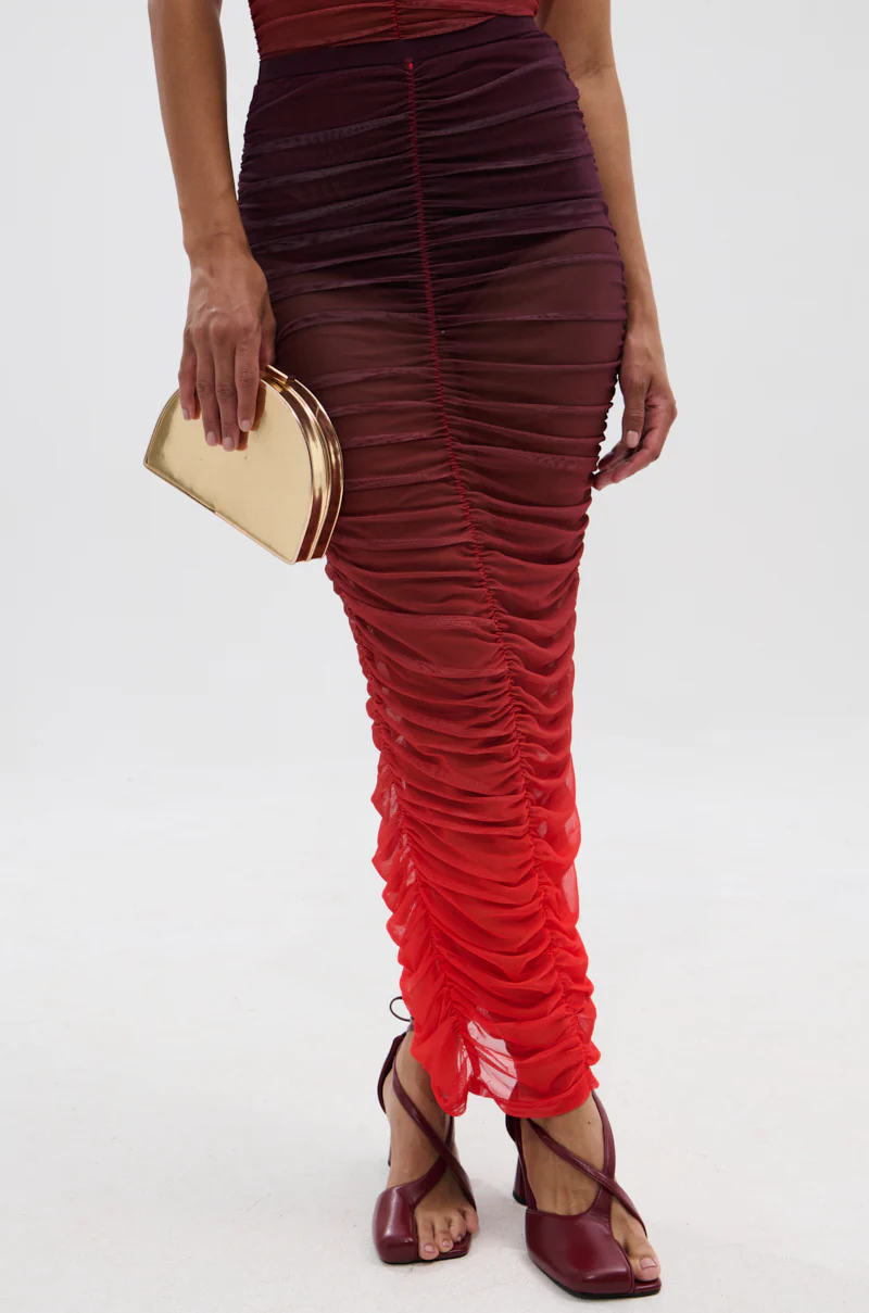 OH FIRE OMBRE MAXI SKIRT - Image 3