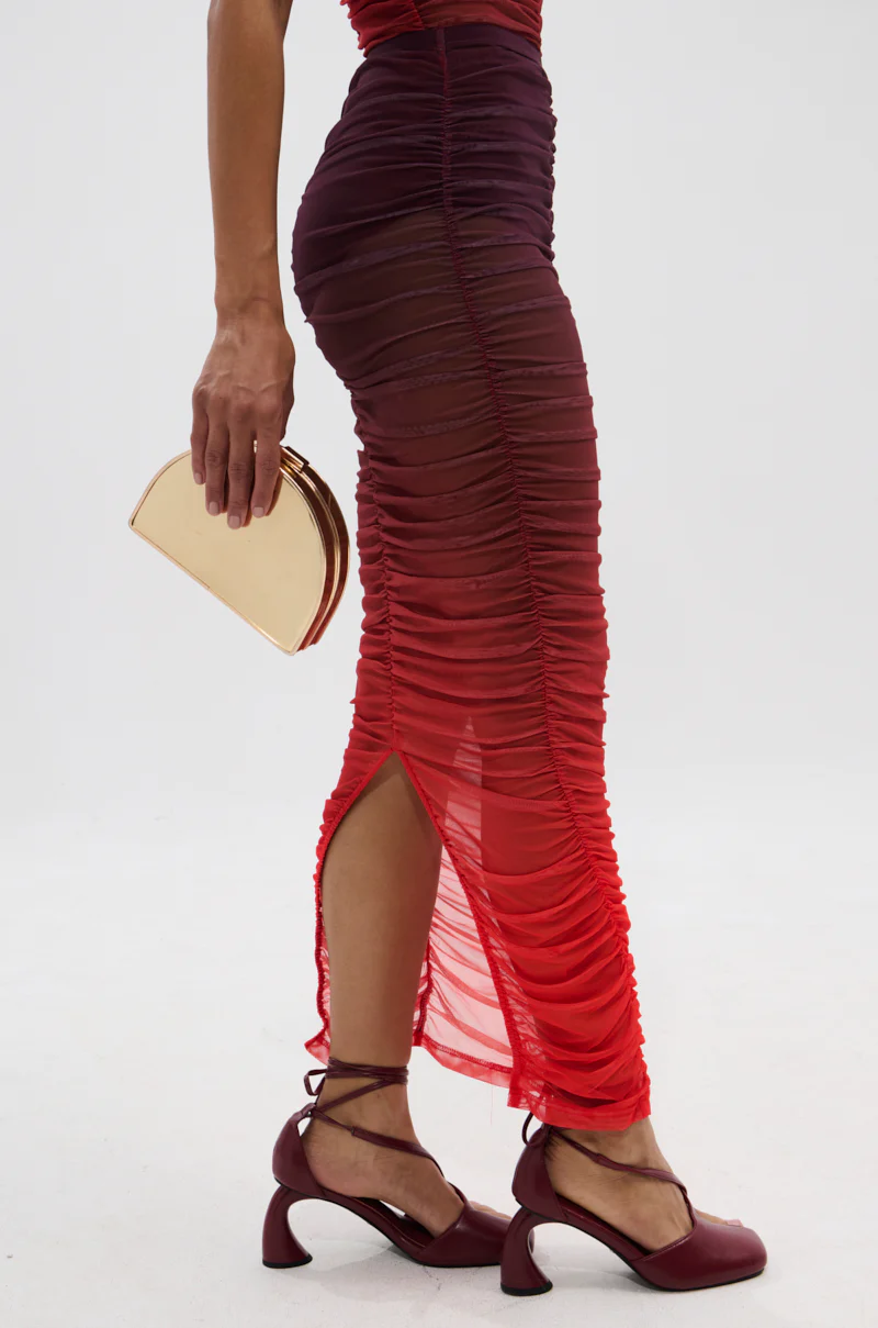 OH FIRE OMBRE MAXI SKIRT - Image 5