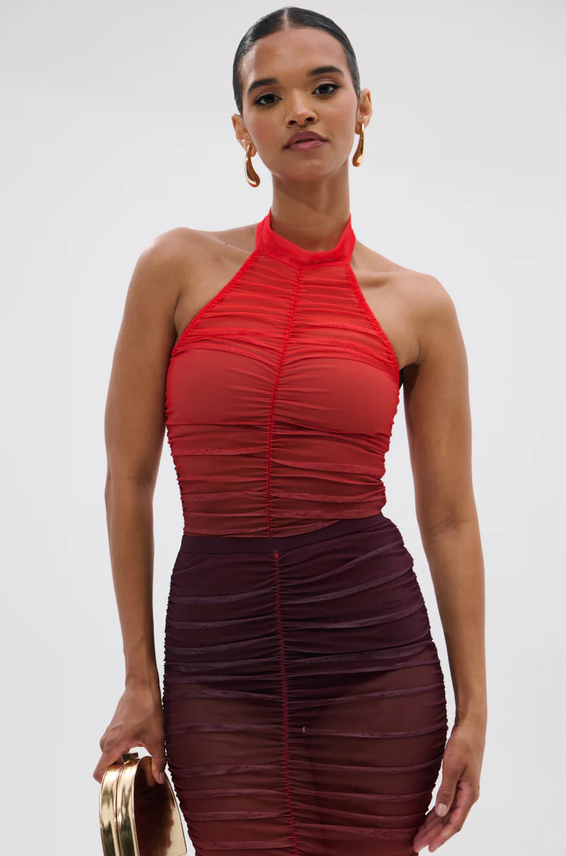 OH FIRE OMBRE MESH BODYSUIT - Image 4