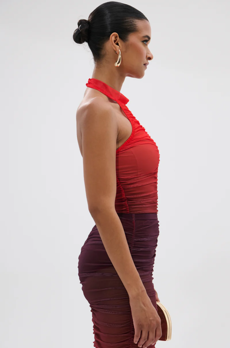 OH FIRE OMBRE MESH BODYSUIT - Image 5