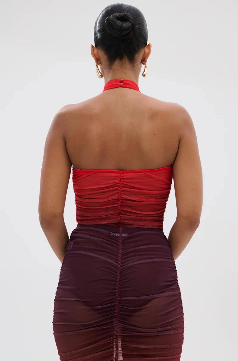 OH FIRE OMBRE MESH BODYSUIT - Image 6