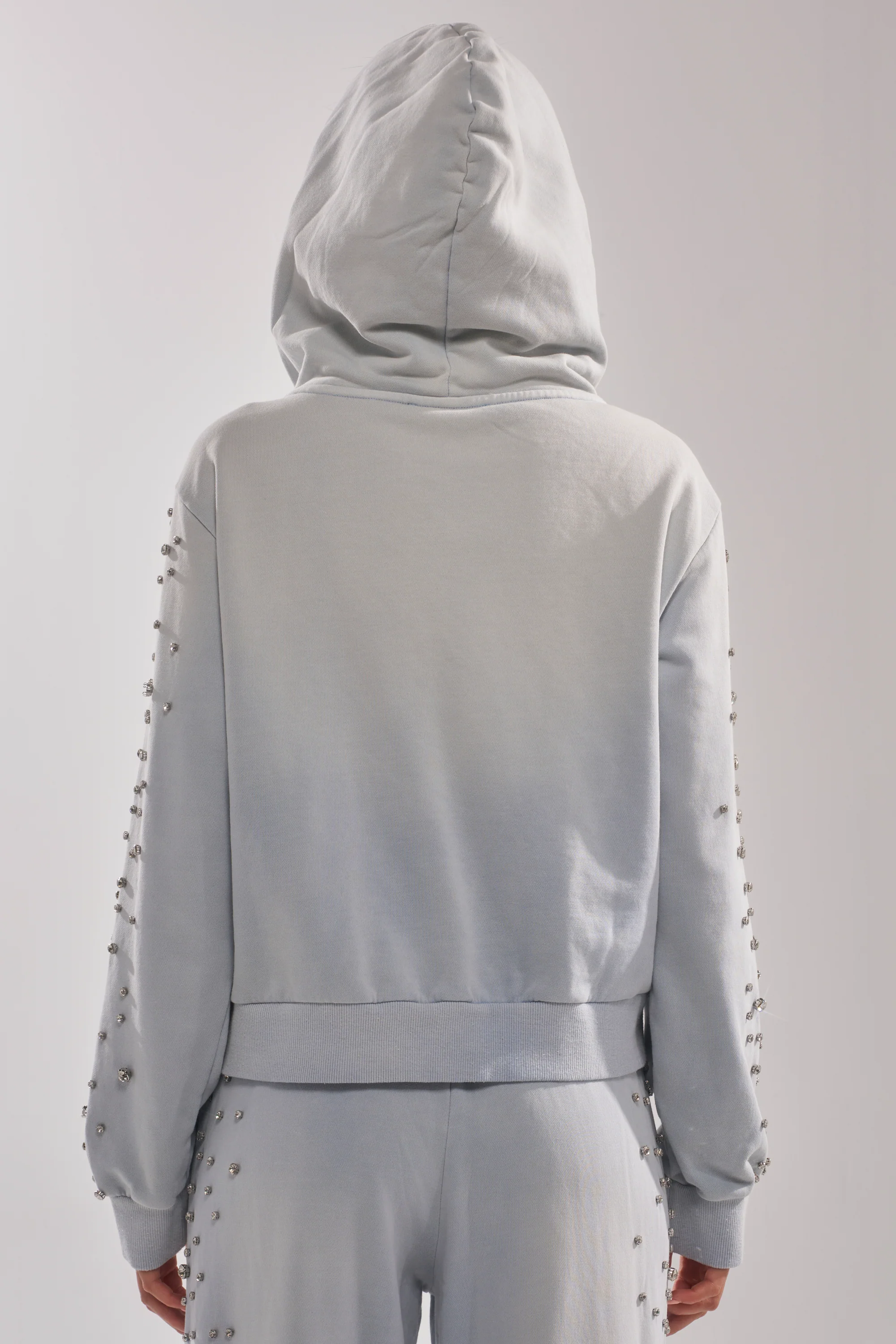 OH HOT DAMN EMBELLISHED ZIP UP SWEATSHIRT - Image 5