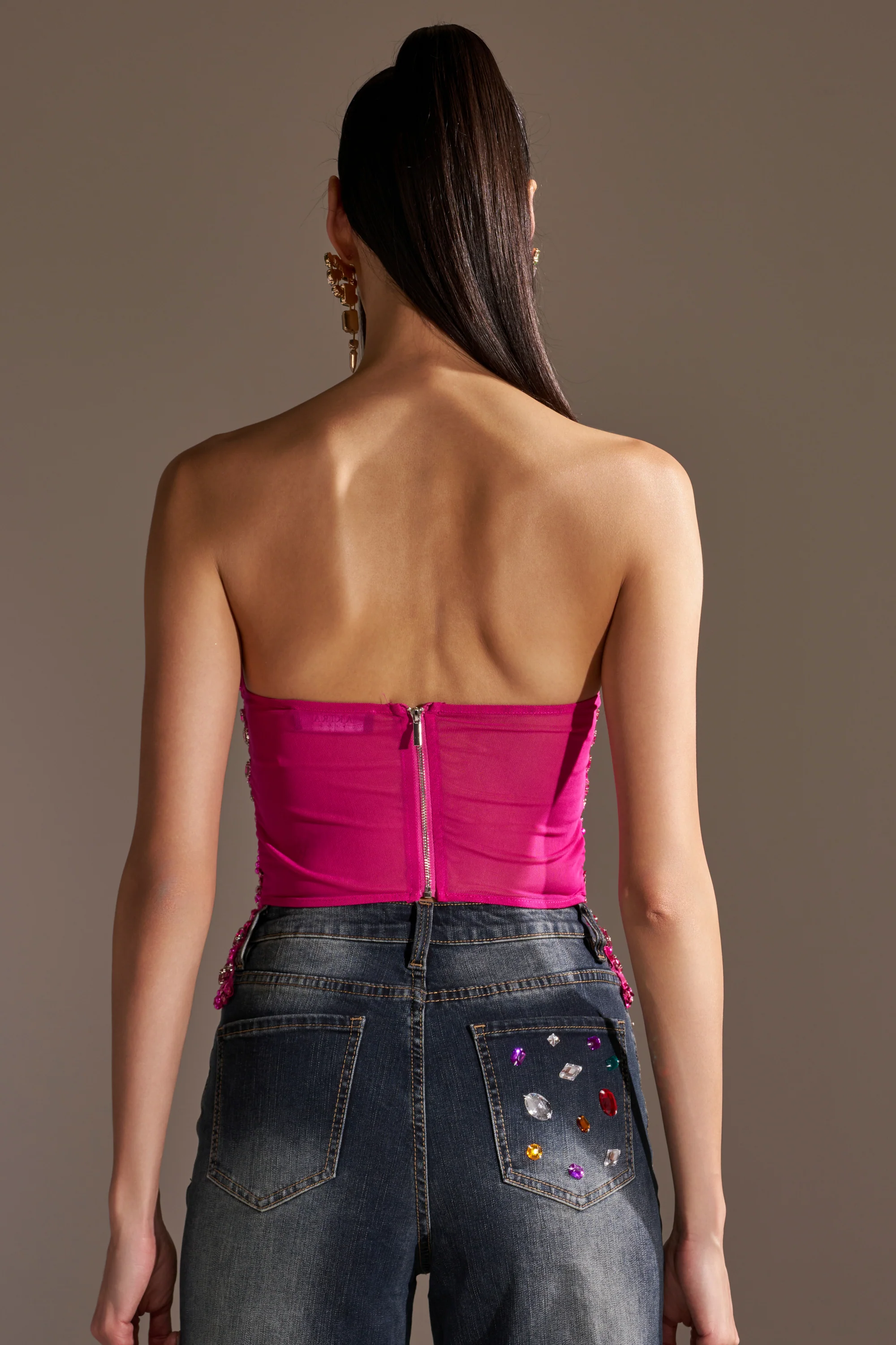 OH HOT DAMN RHINESTONE CORSET - Image 4