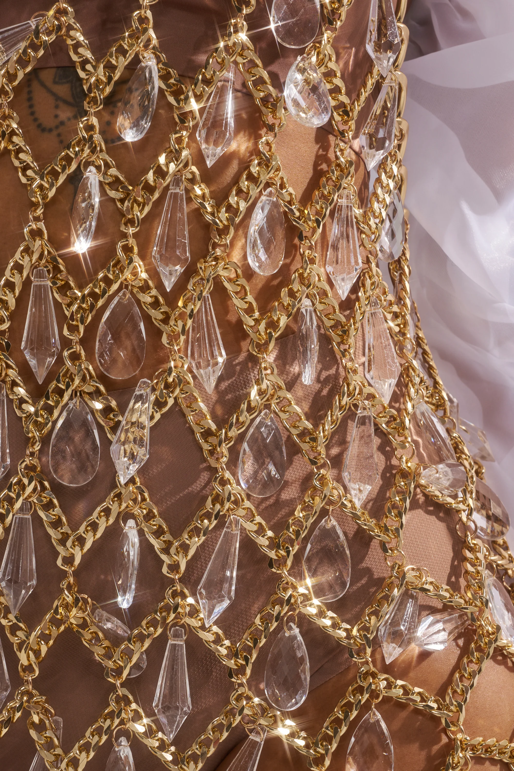 OH HOT DAMN RHINESTONE MINI DRESS - Image 13