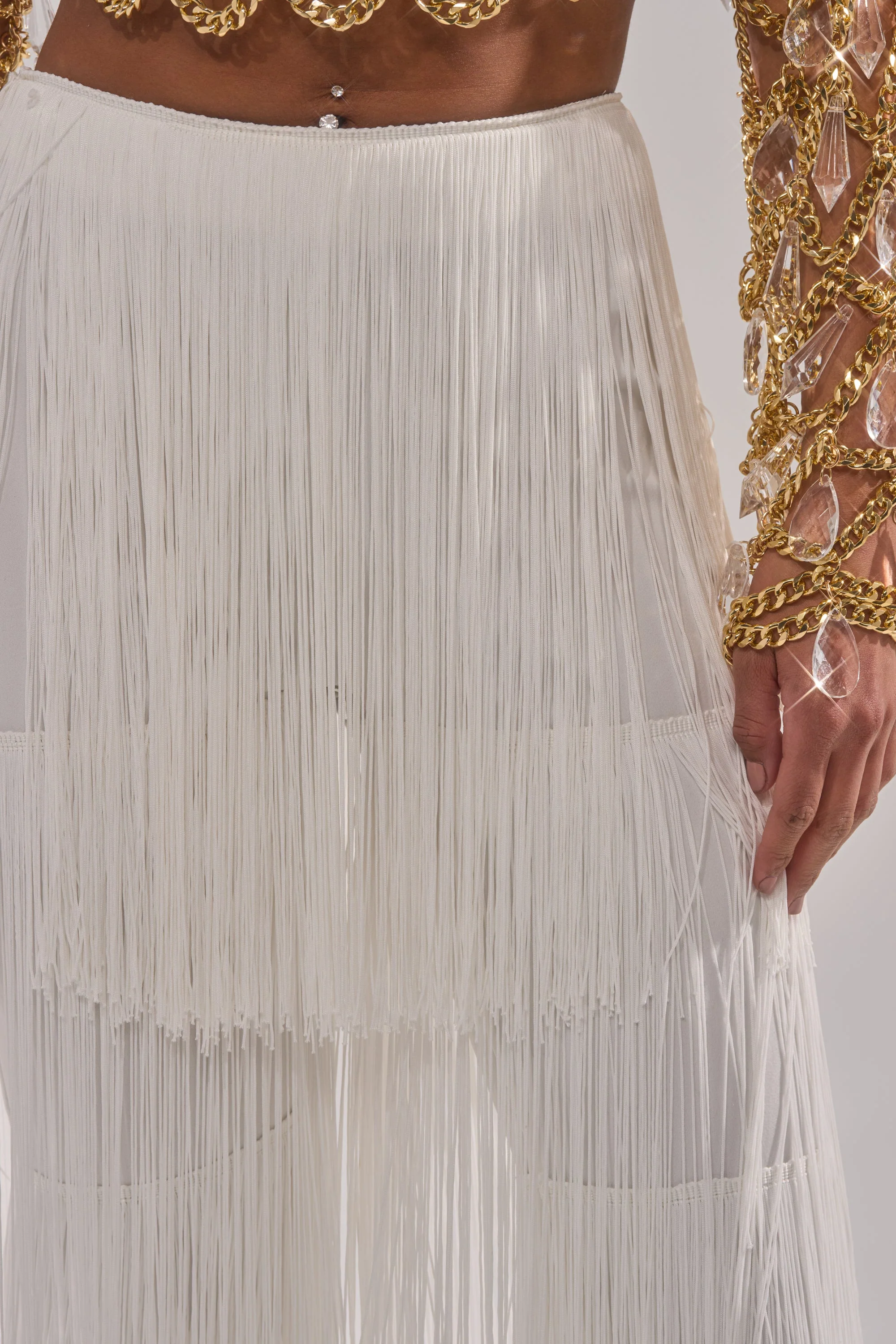 OH SO FRINGE PANTS IN WHITE - Image 7