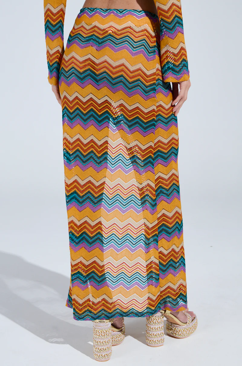 OH SO ZIGGY CROCHET MAXI SKIRT - Image 5