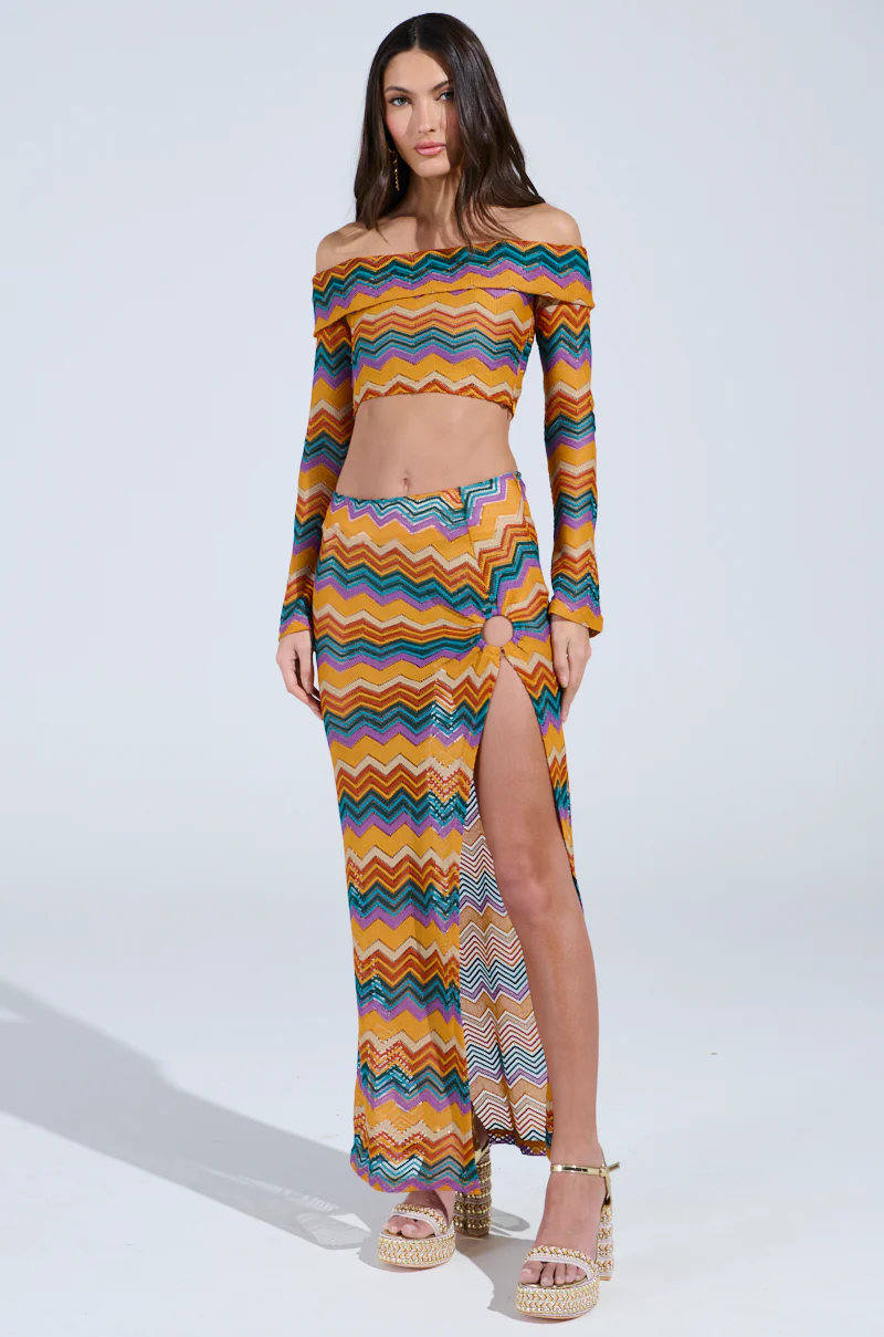 OH SO ZIGGY CROCHET MAXI SKIRT - Image 7