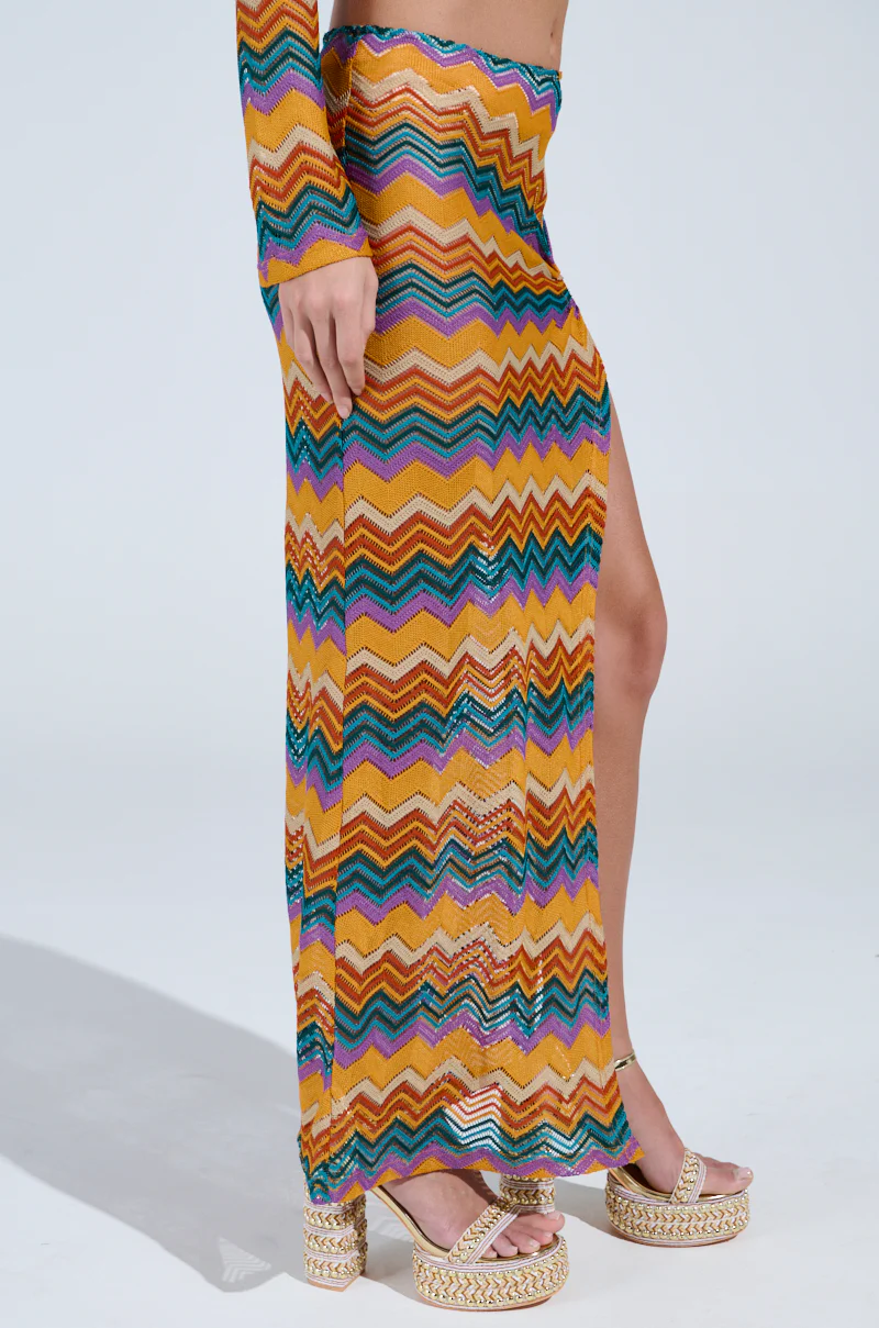 OH SO ZIGGY CROCHET MAXI SKIRT - Image 8