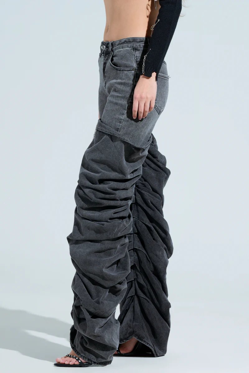 OH YEAH BABY BLACK WASH DENIM PANT - Image 4
