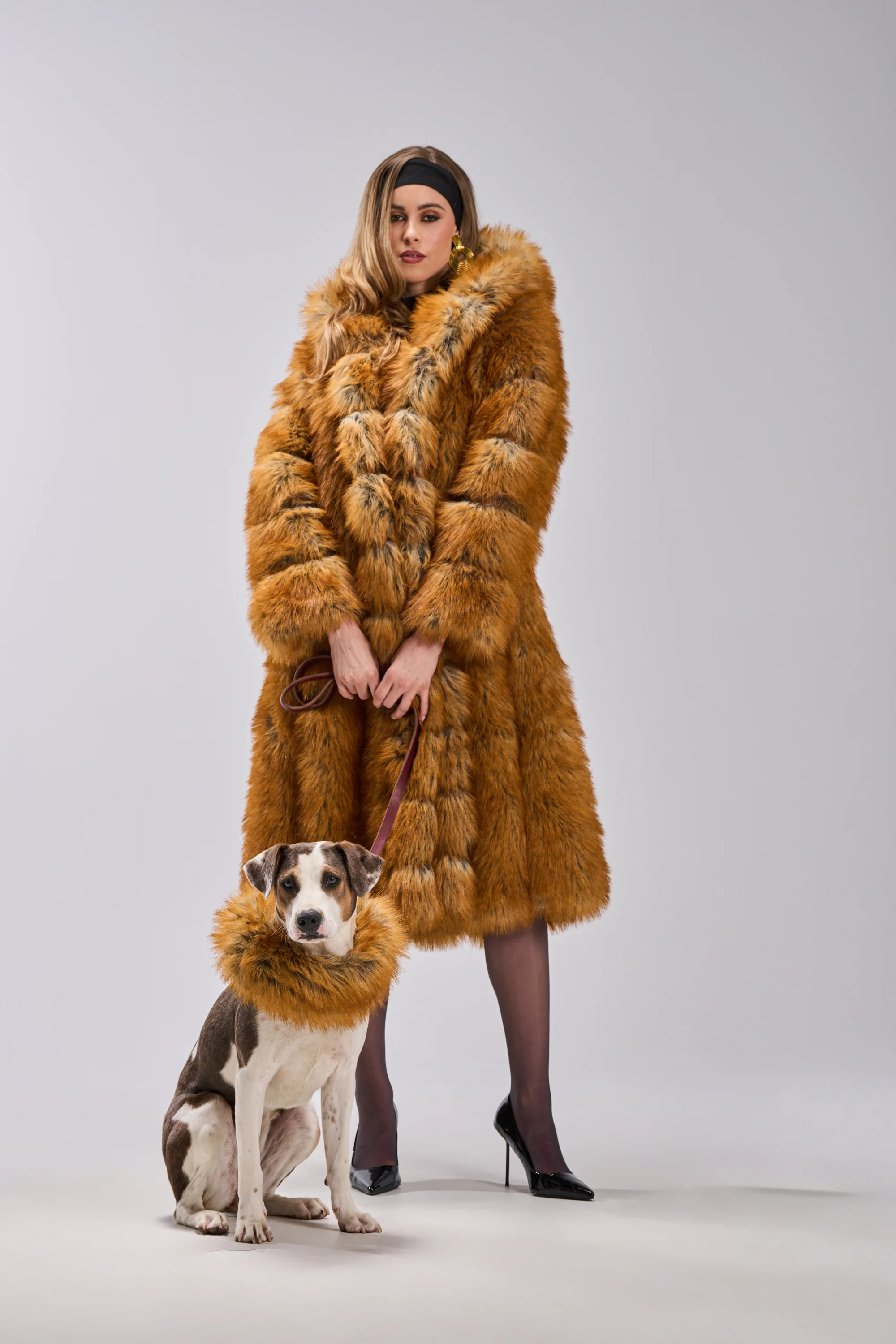 OLD MONEY FAUX FUR COAT - Image 3