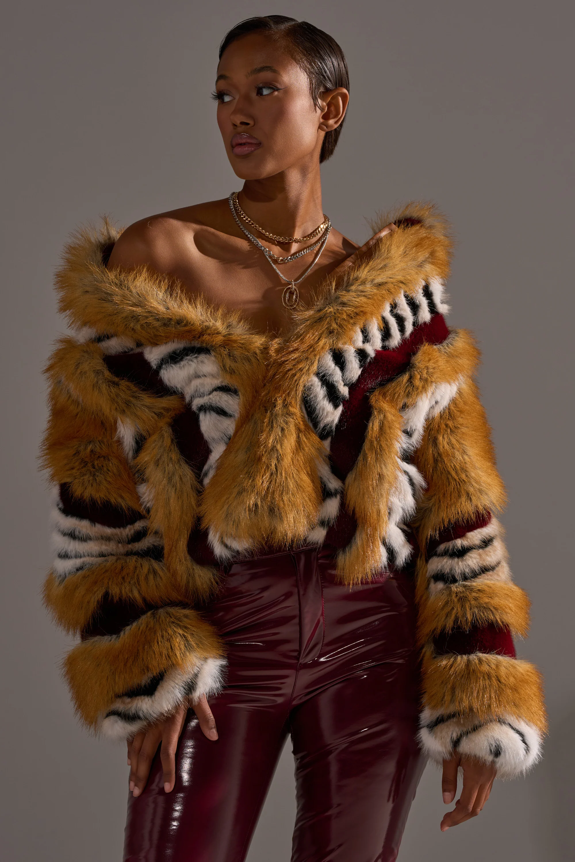 OLYMPIA PANELED FAUX FUR - Image 2