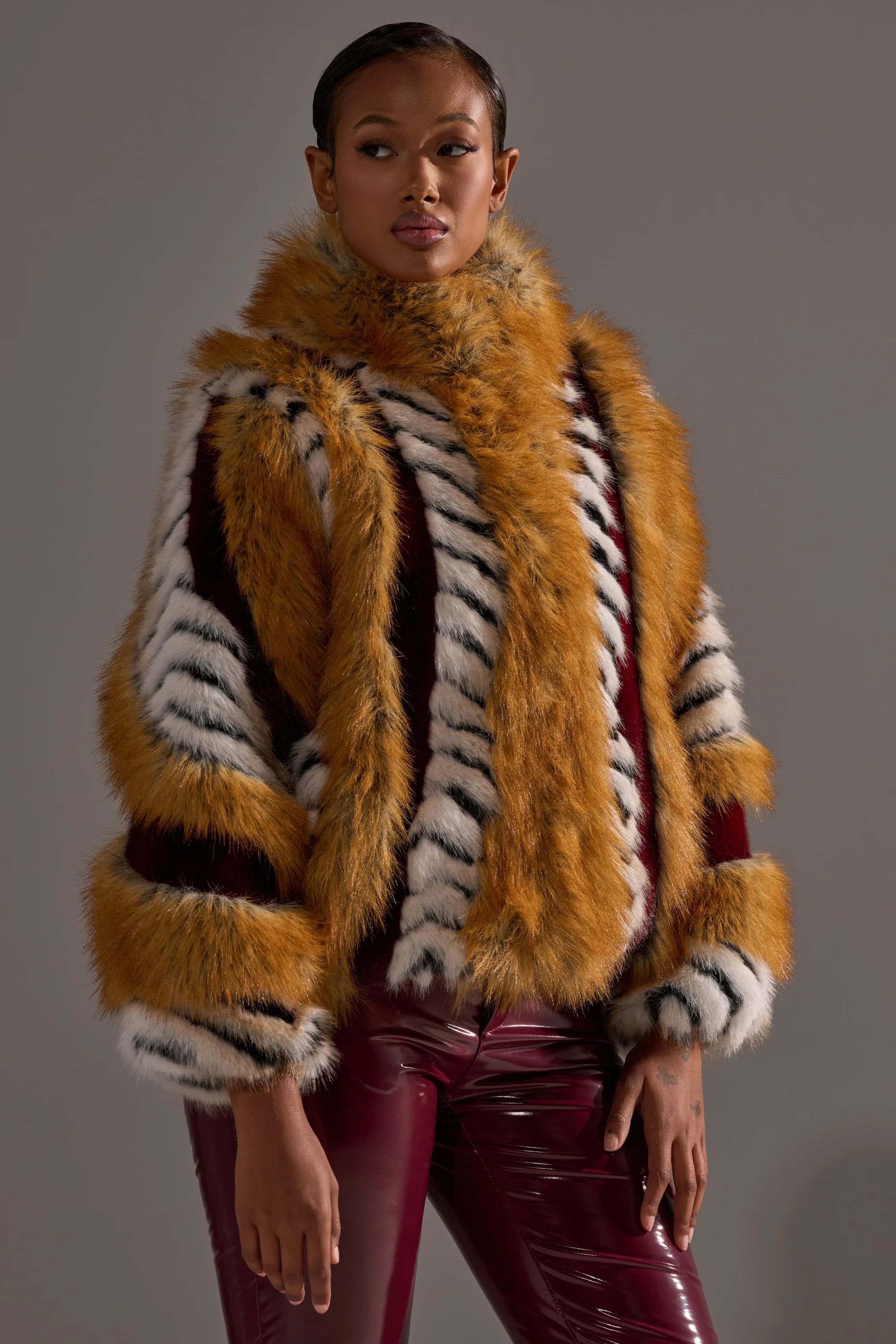 OLYMPIA PANELED FAUX FUR - Image 6