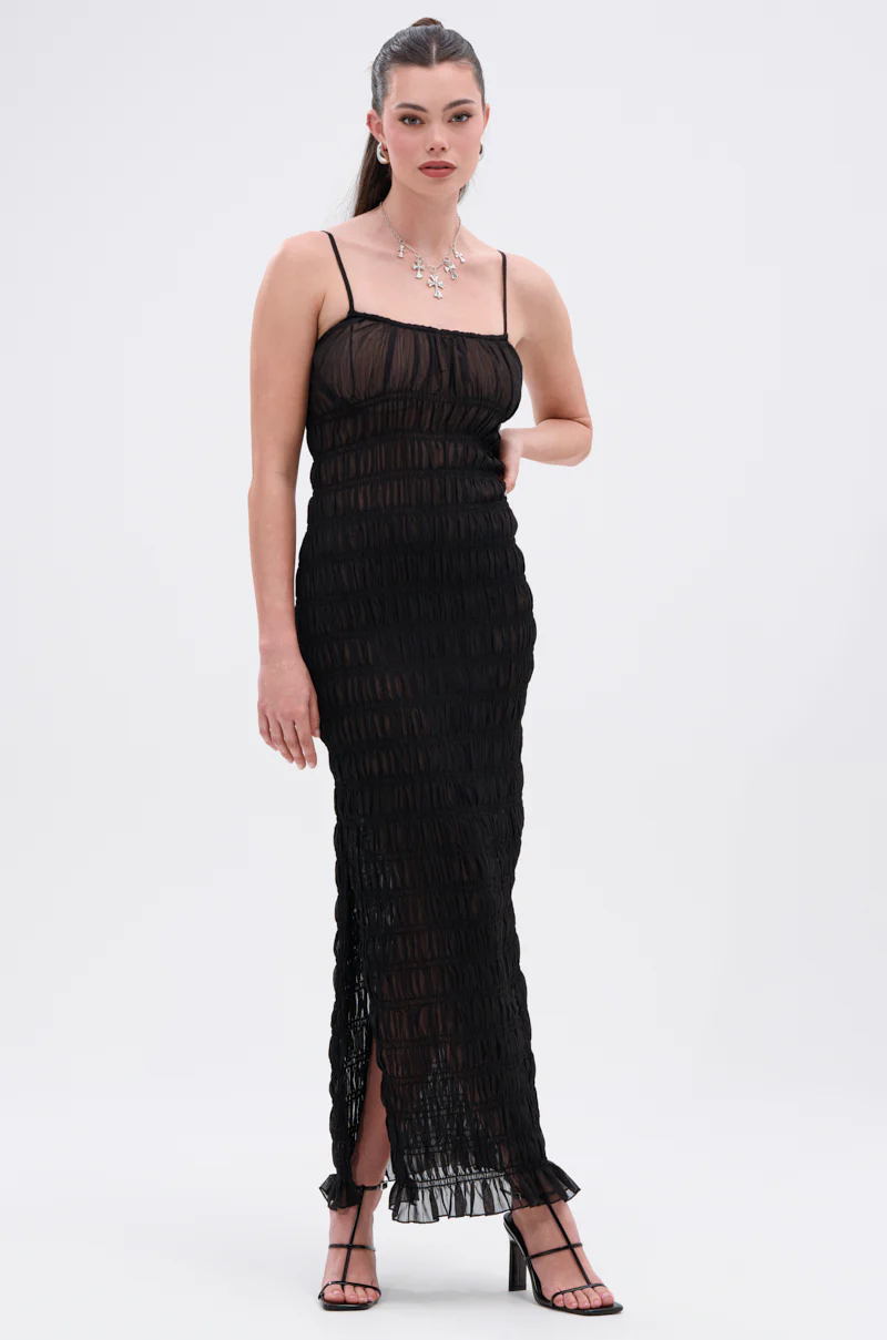 ON A BEACH OR A NIGHT OUT MESH MAXI DRESS - Image 2