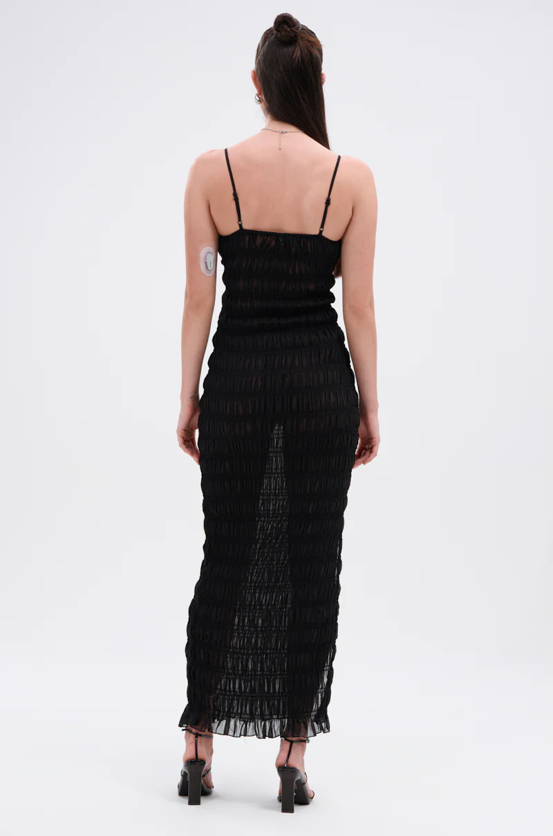 ON A BEACH OR A NIGHT OUT MESH MAXI DRESS - Image 6