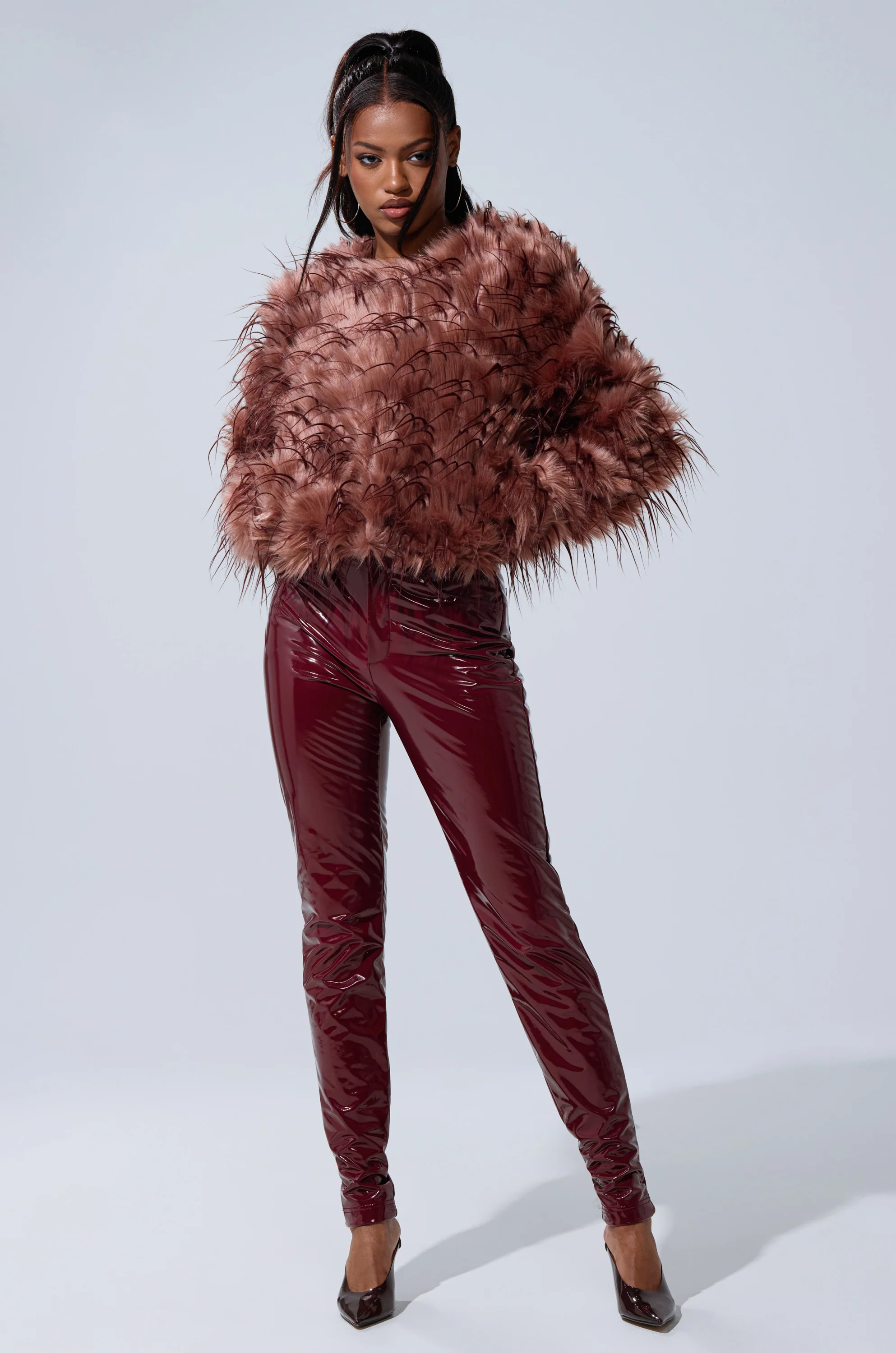 ON FIRE FAUX LEATHER LEGGING - Image 12