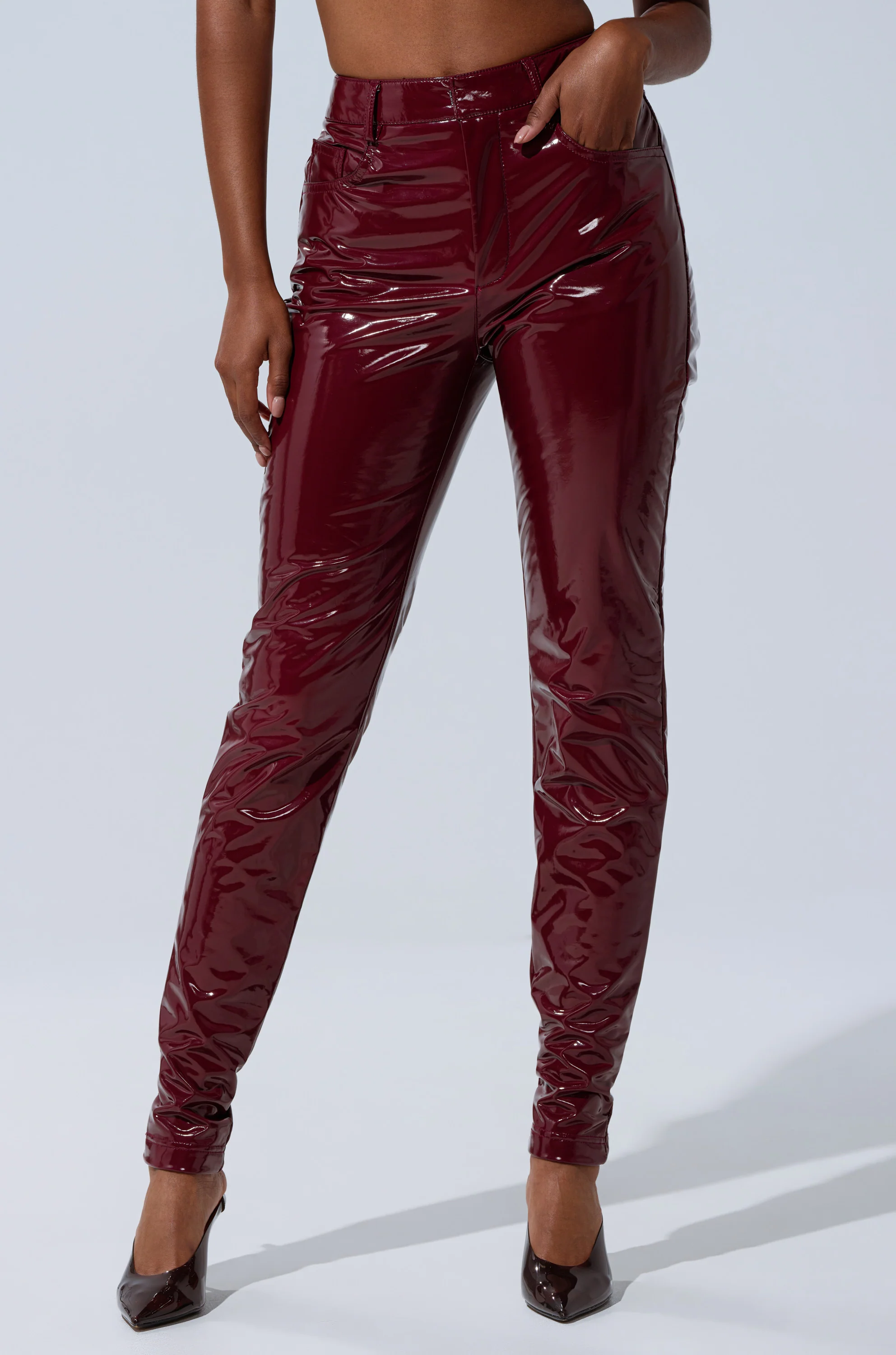 ON FIRE FAUX LEATHER LEGGING - Image 3