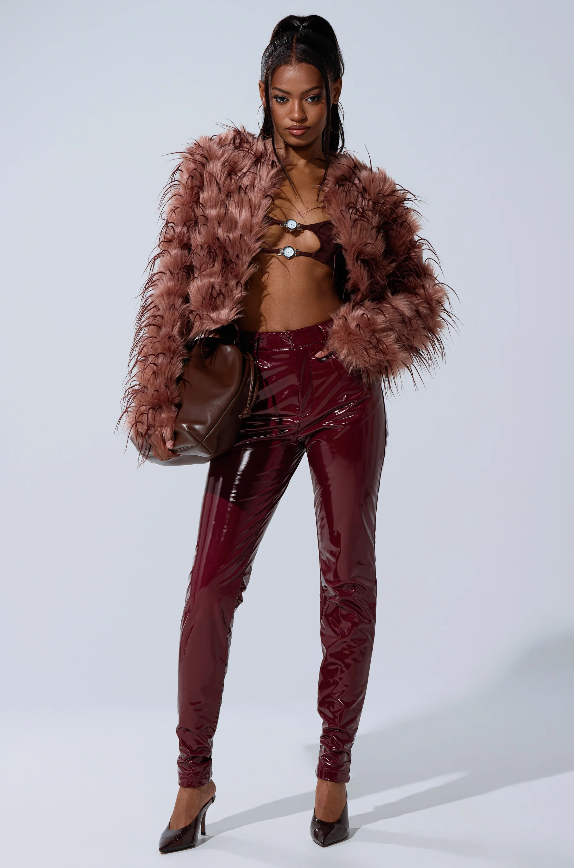 ON FIRE FAUX LEATHER LEGGING - Image 7