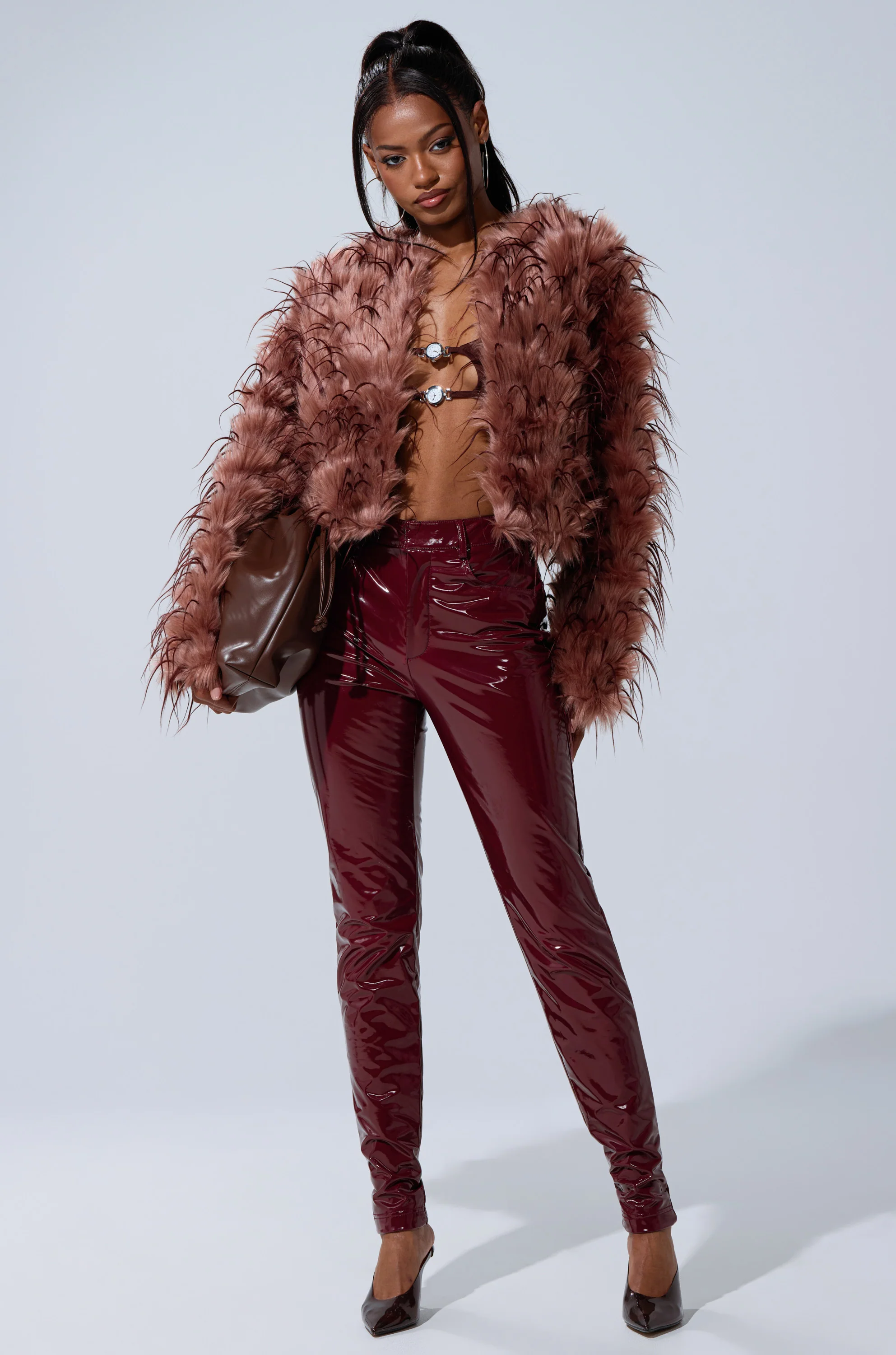 ON FIRE FAUX LEATHER LEGGING - Image 9