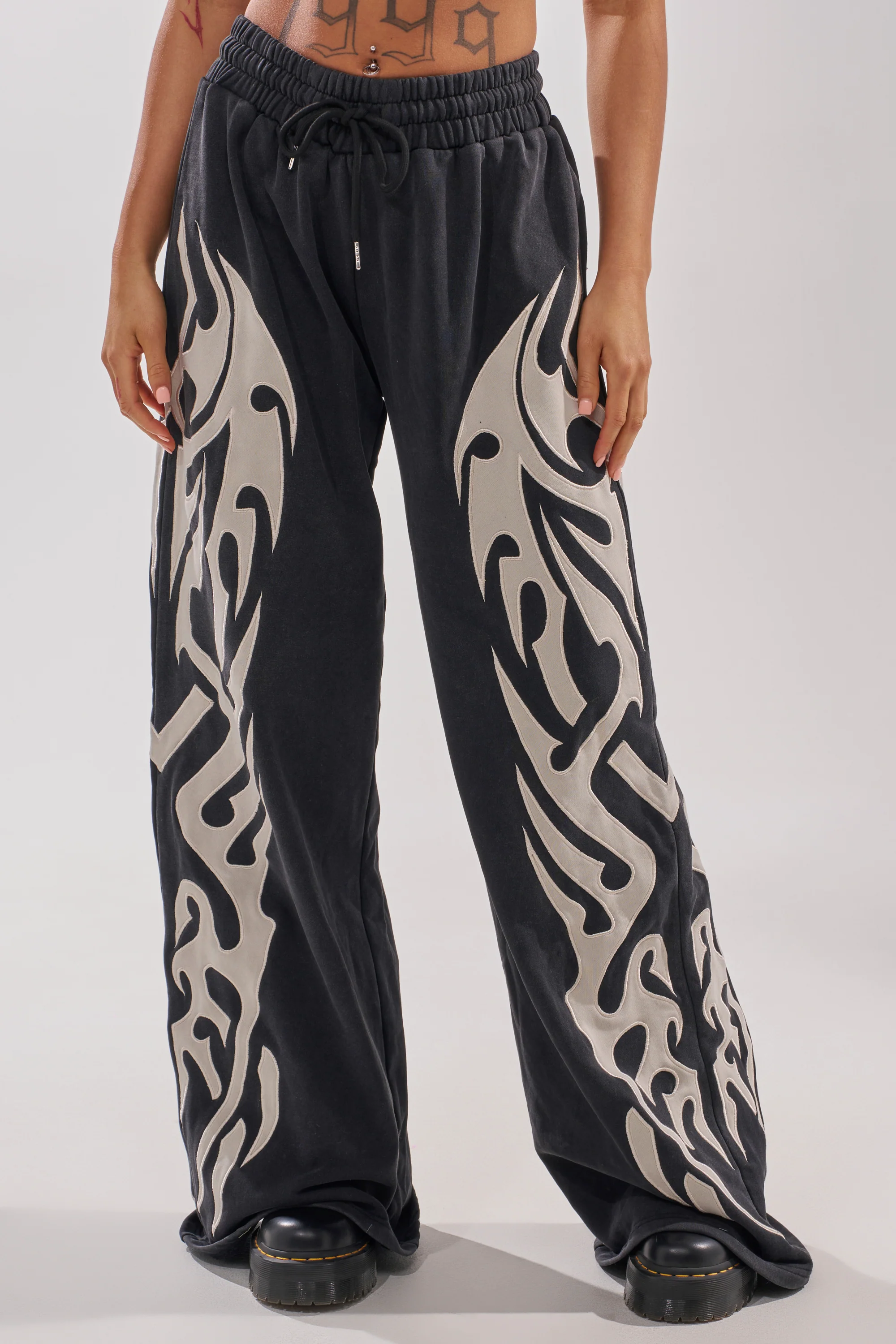 ON FIRE WIDE LEG JOGGER - Image 3