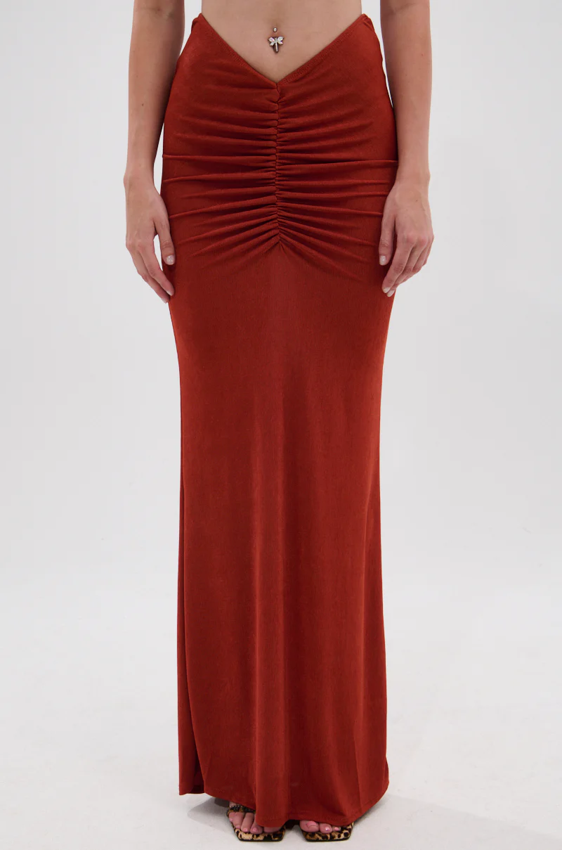 ON MY MIND SLINKY MAXI SKIRT - Image 2