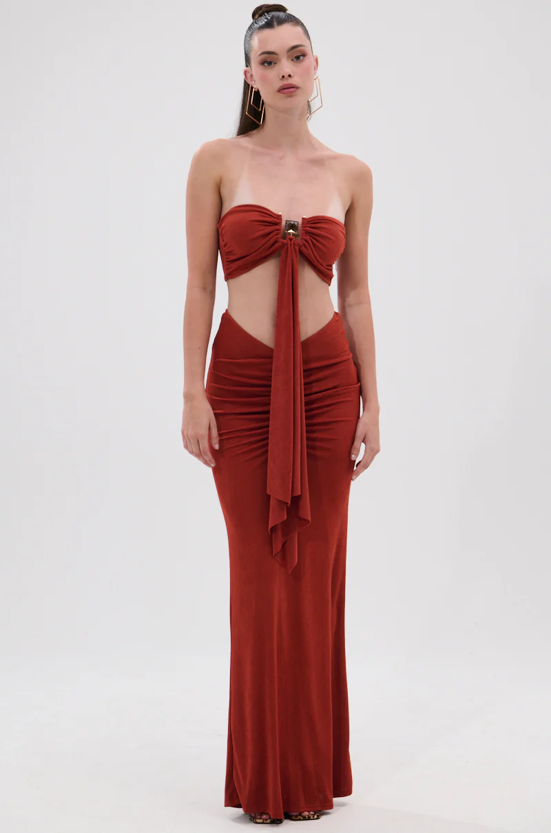 ON MY MIND SLINKY MAXI SKIRT - Image 5