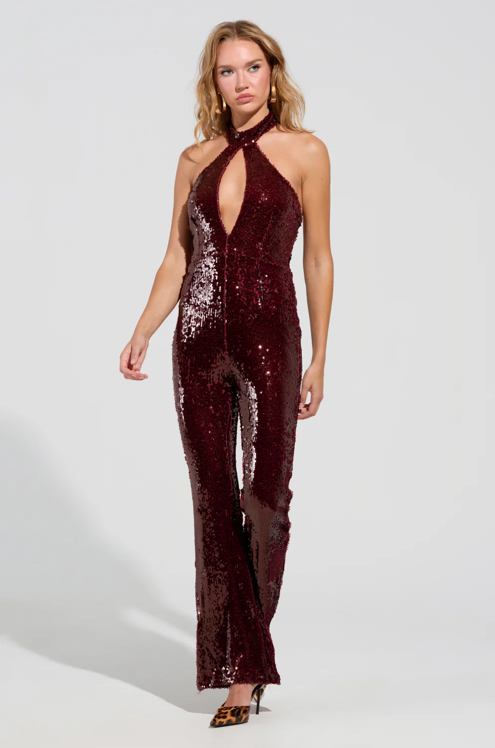 ON REPEAT SEQUIN JUMPSUIT - Image 3