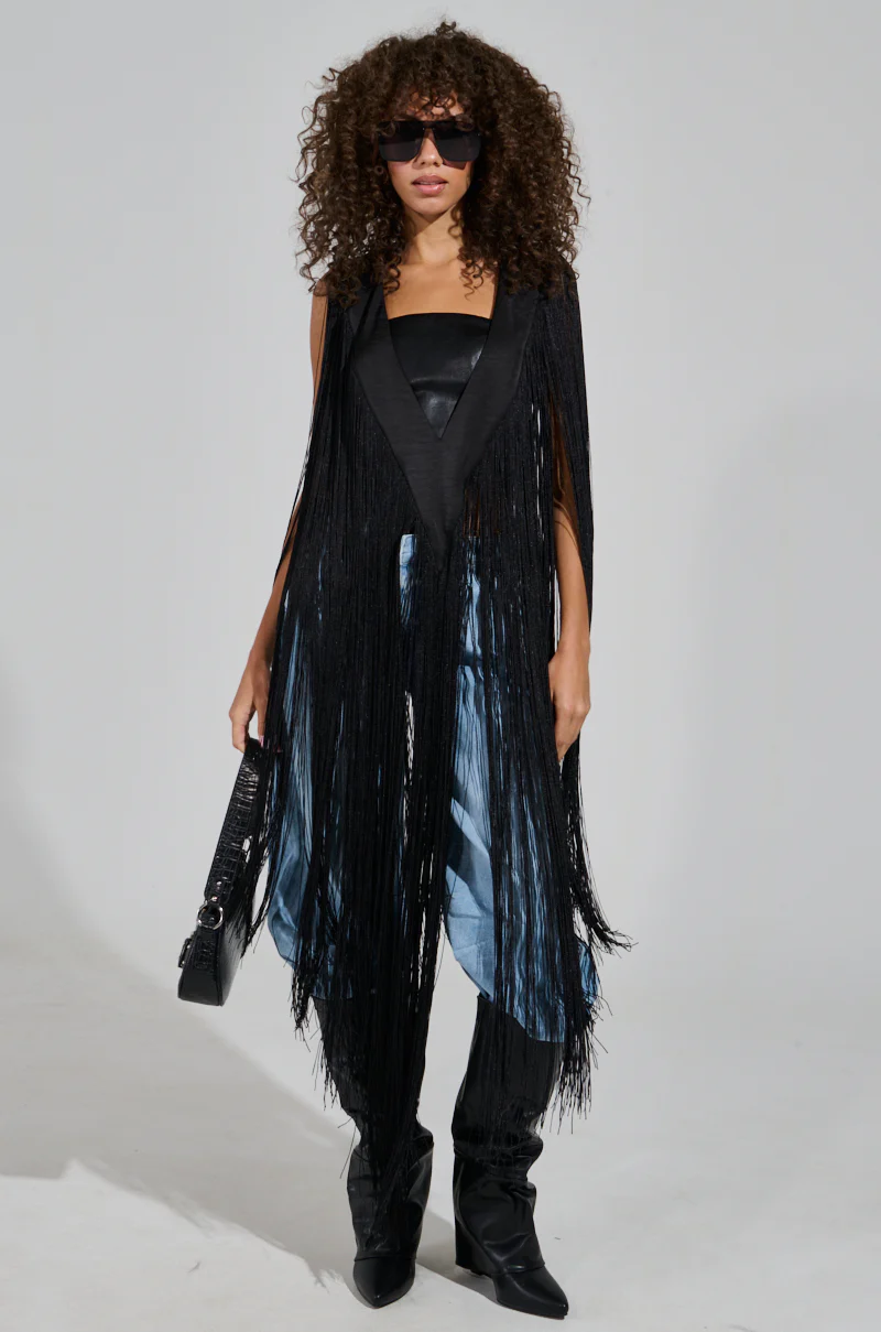 ON THE FRINGE LONG TOP - Image 3