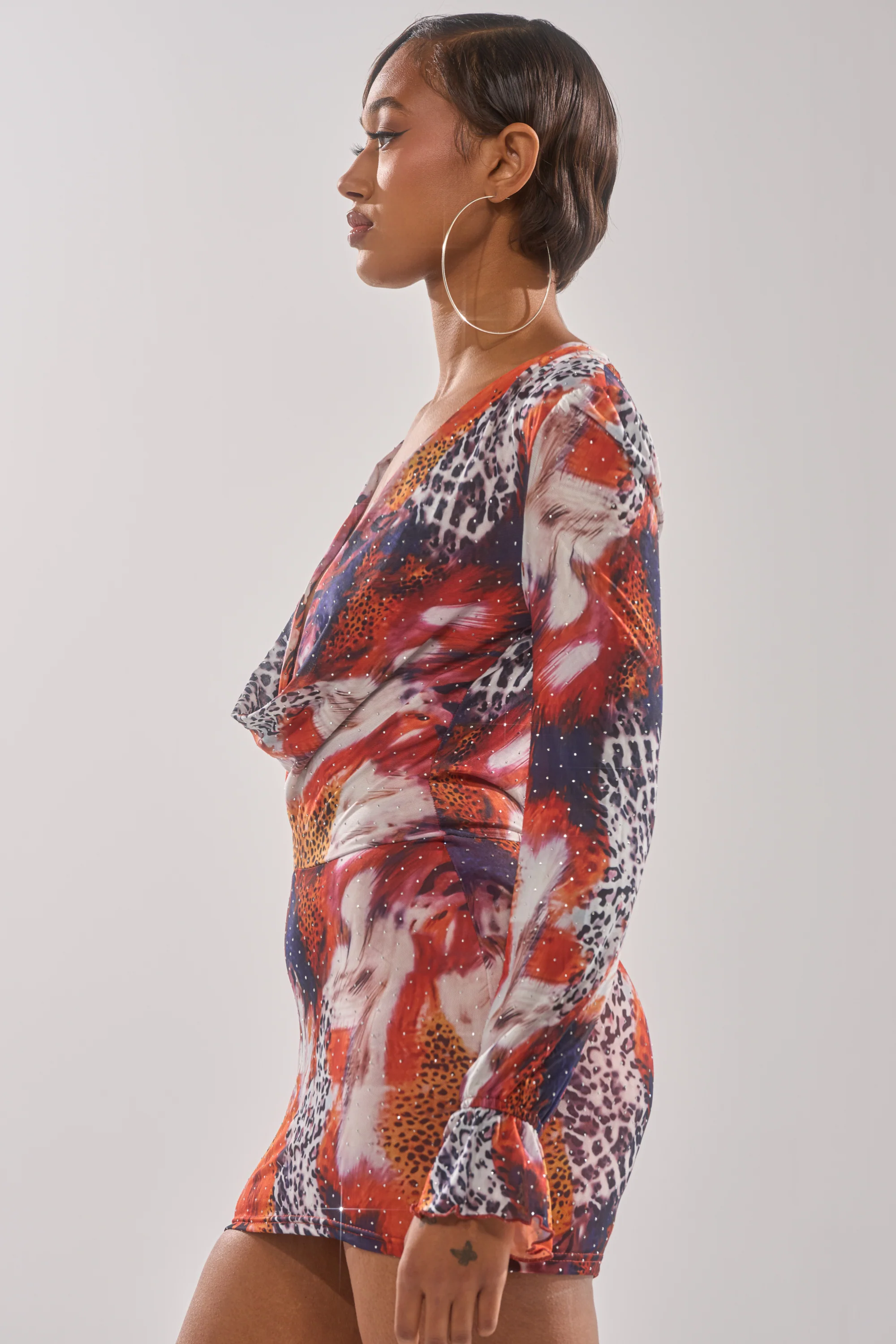 ON THE PROWL LEOPARD MINI DRESS - Image 4