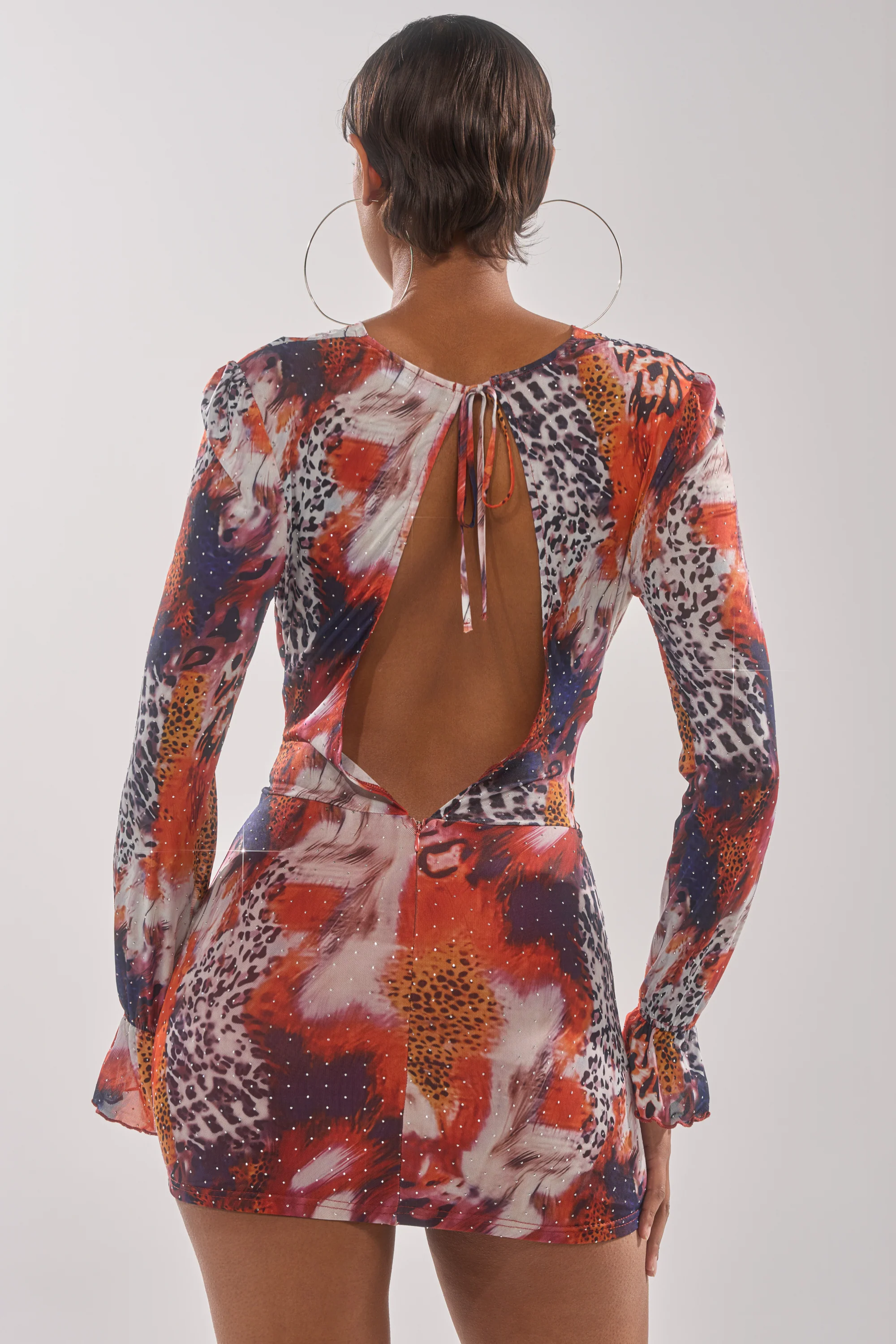ON THE PROWL LEOPARD MINI DRESS - Image 5