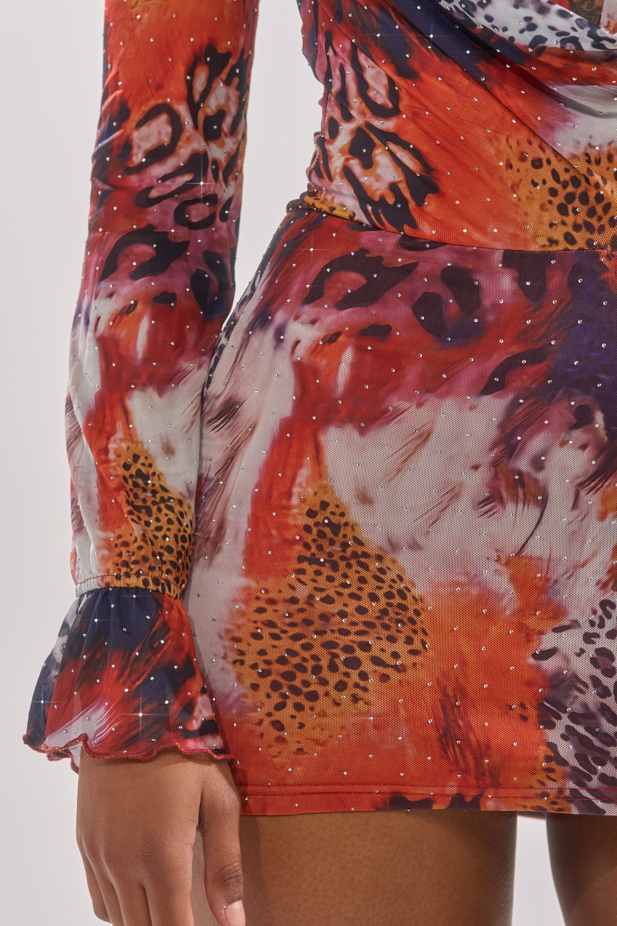 ON THE PROWL LEOPARD MINI DRESS - Image 9