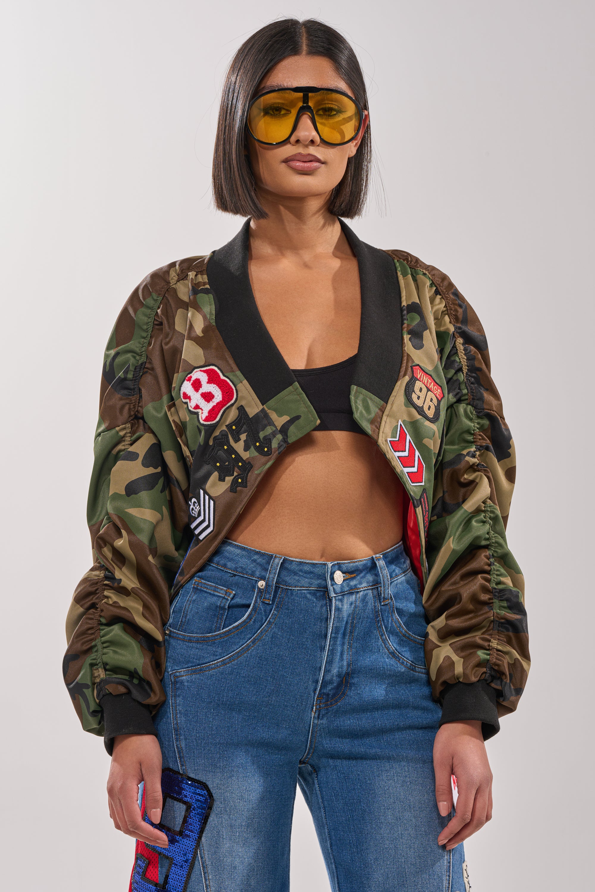 ON THE RUN CAMO BOMBER - Image 2